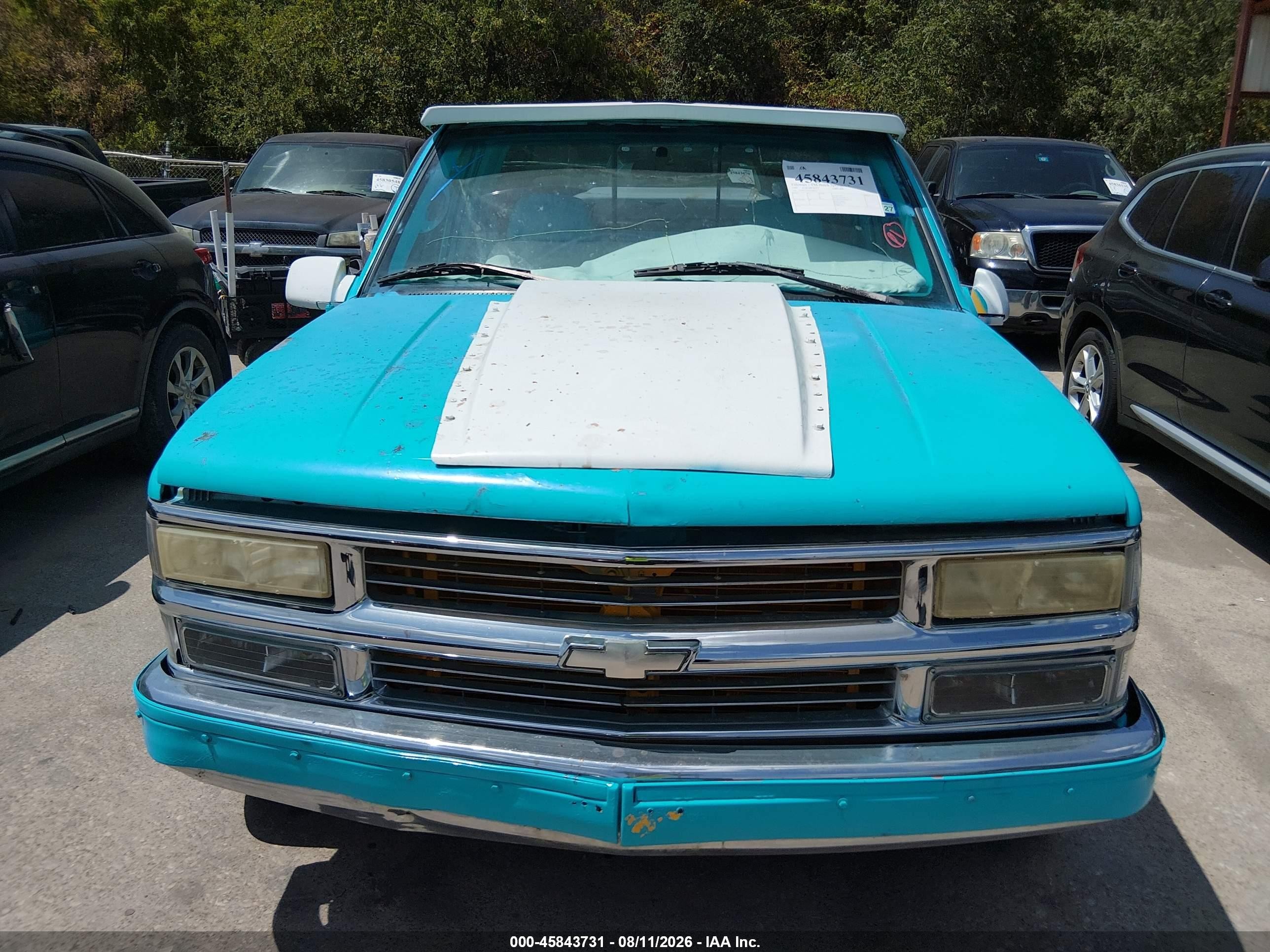 1995 Chevrolet Gmt-400 C1500 Green vin: 1GCEC14Z6SZ268352