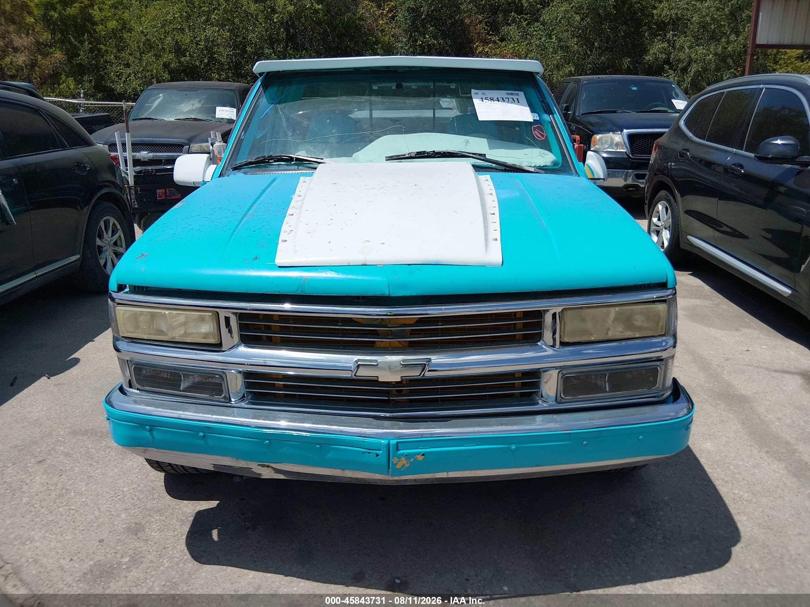 1995 Chevrolet Gmt-400 C1500 Green vin: 1GCEC14Z6SZ268352