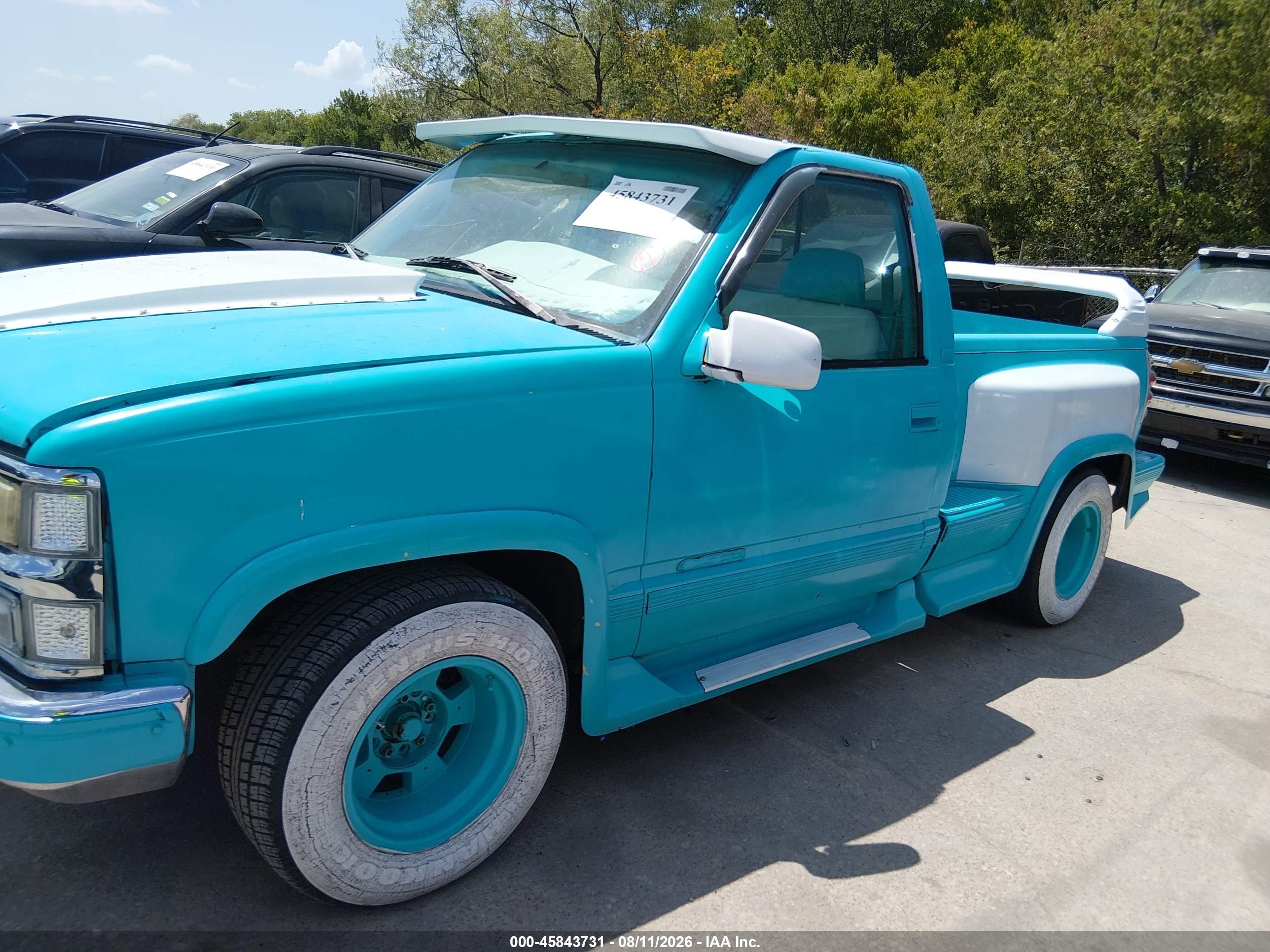 1995 Chevrolet Gmt-400 C1500 Green vin: 1GCEC14Z6SZ268352