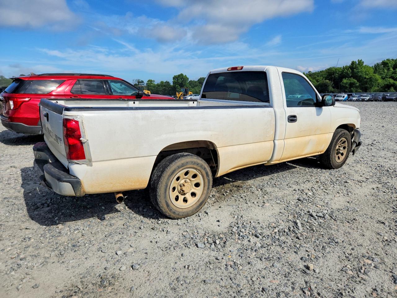 2007 Chevrolet Silverado C1500 Classic White vin: 1GCEC14Z87E123909