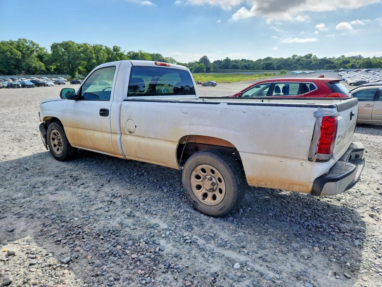 2007 Chevrolet Silverado C1500 Classic White vin: 1GCEC14Z87E123909