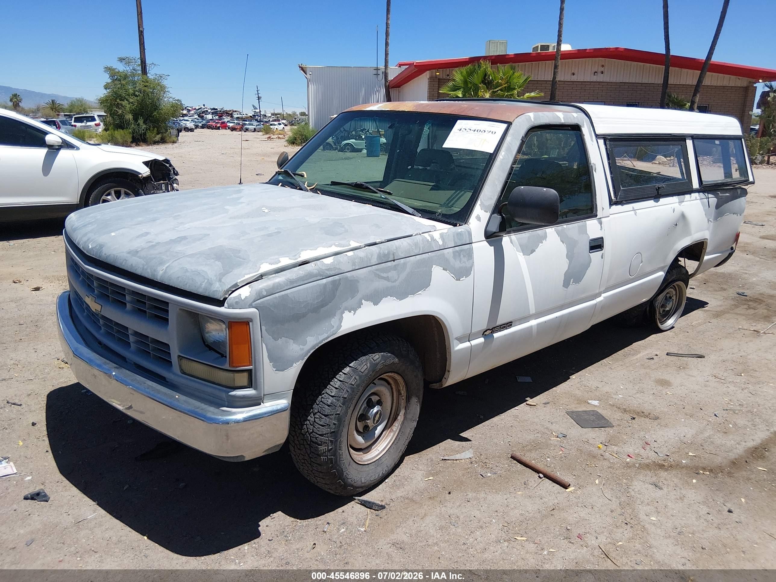 1994 Chevrolet Gmt-400 C1500 White vin: 1GCEC14ZXRZ276044