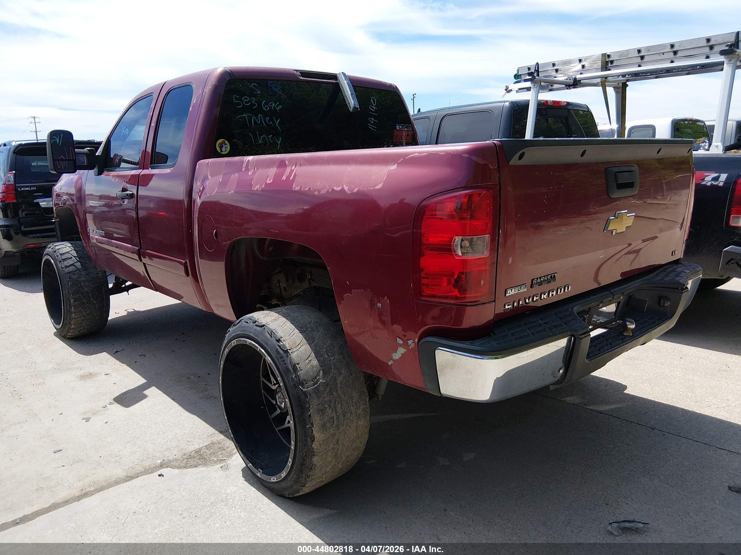 2007 Chevrolet Silverado 1500 Lt2 Темно-бордовый vin: 1GCEC19007Z583696