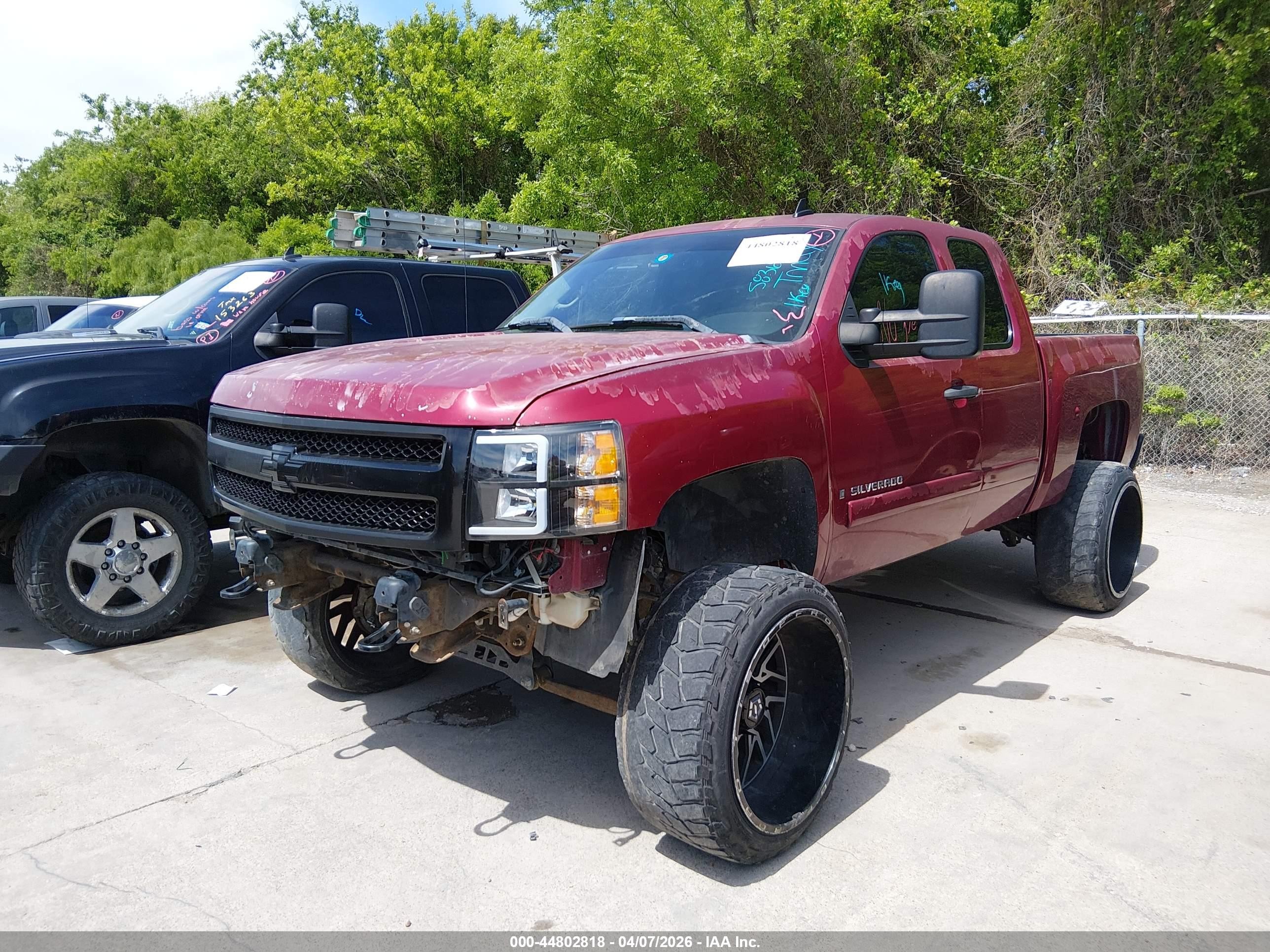 2007 Chevrolet Silverado 1500 Lt2 Темно-бордовый vin: 1GCEC19007Z583696