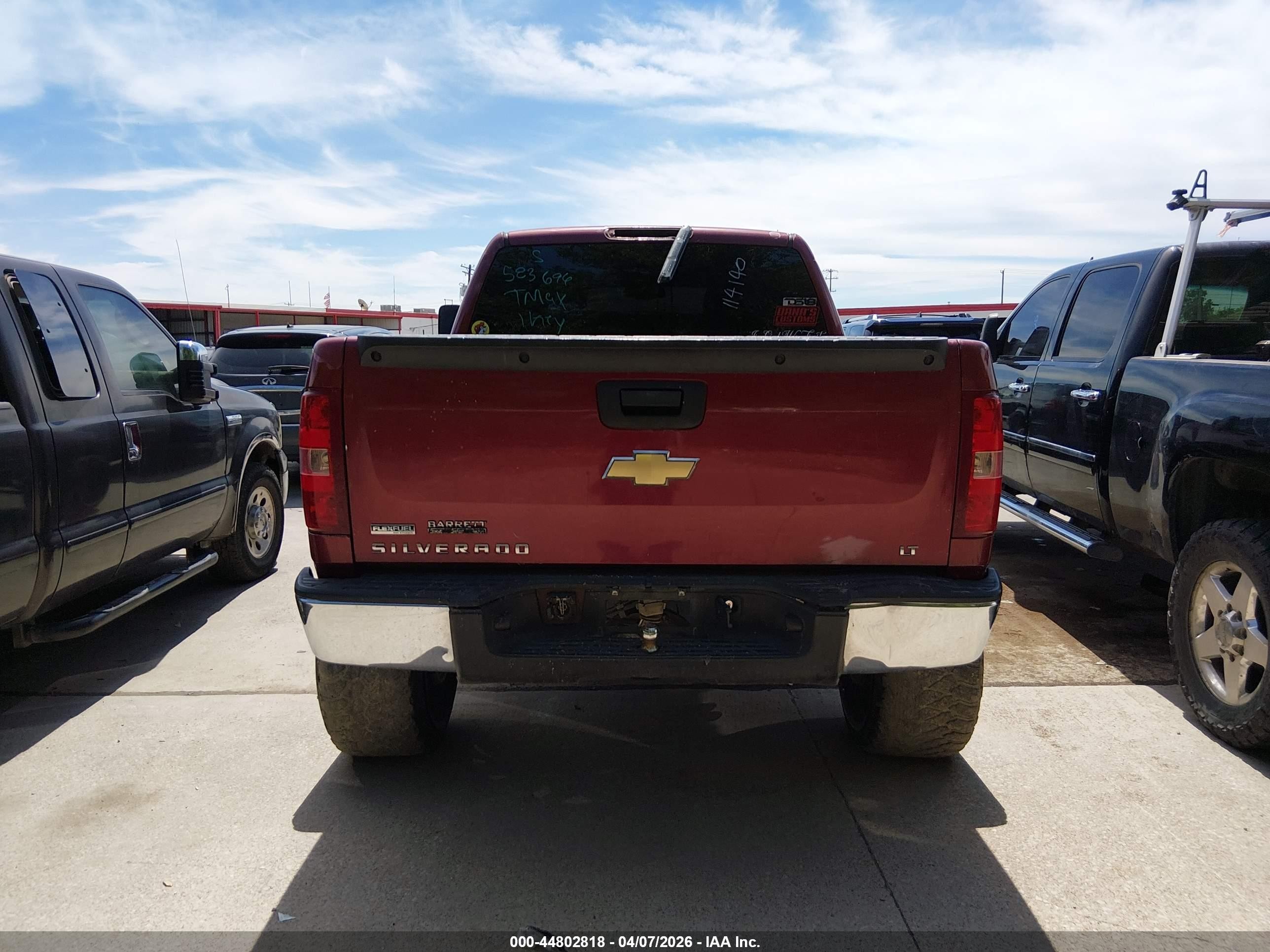 2007 Chevrolet Silverado 1500 Lt2 Темно-бордовый vin: 1GCEC19007Z583696