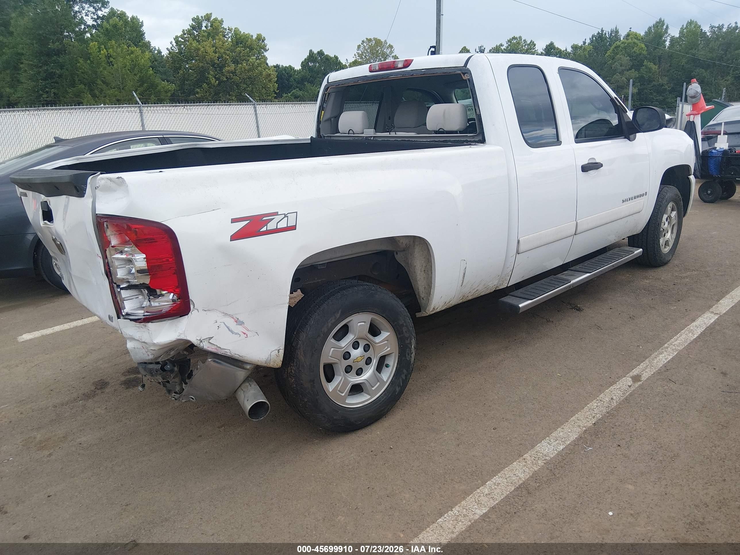 2008 Chevrolet Silverado 1500 Lt2 White vin: 1GCEC19048Z123894