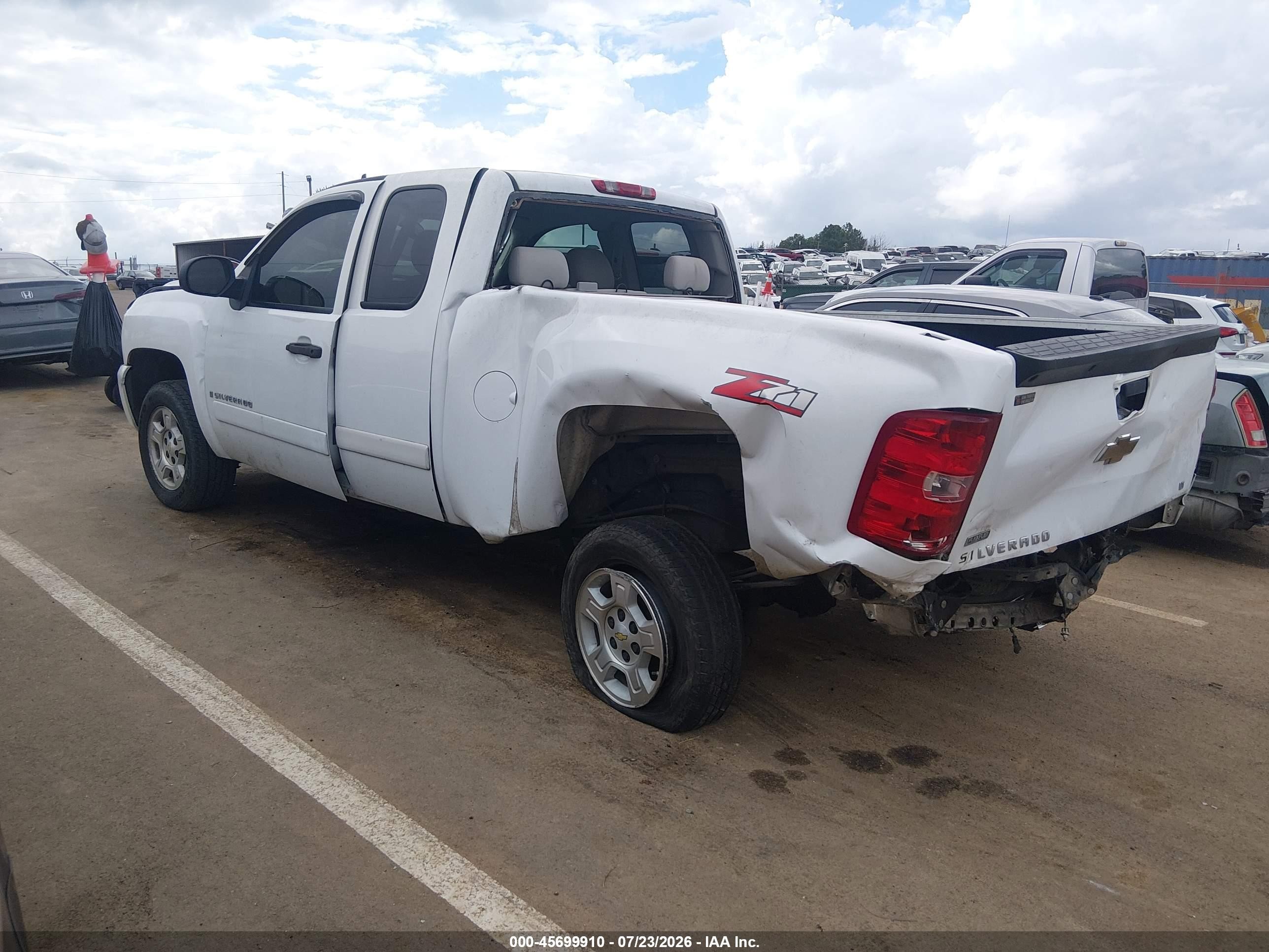 2008 Chevrolet Silverado 1500 Lt2 White vin: 1GCEC19048Z123894