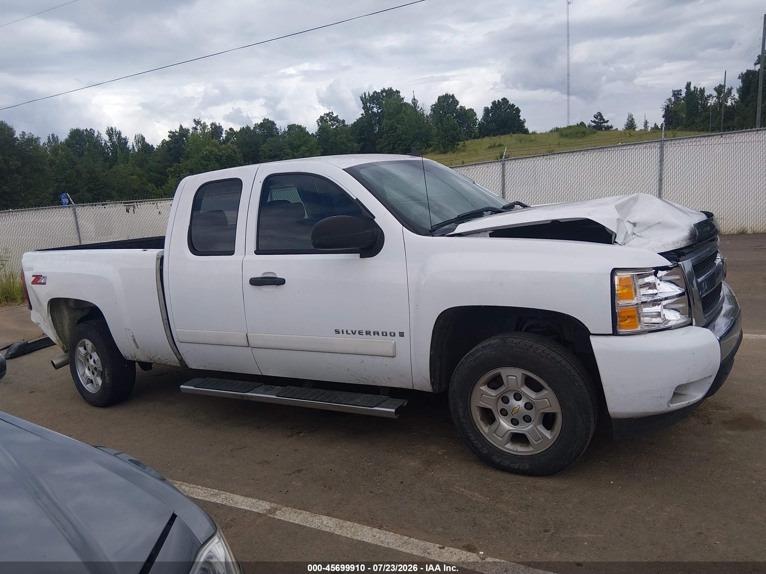 2008 Chevrolet Silverado 1500 Lt2 White vin: 1GCEC19048Z123894