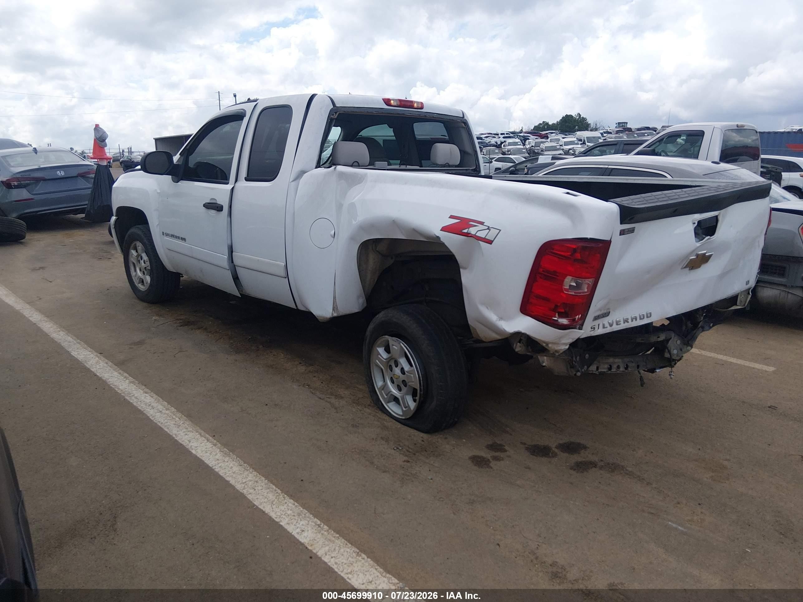 2008 Chevrolet Silverado 1500 Lt2 White vin: 1GCEC19048Z123894