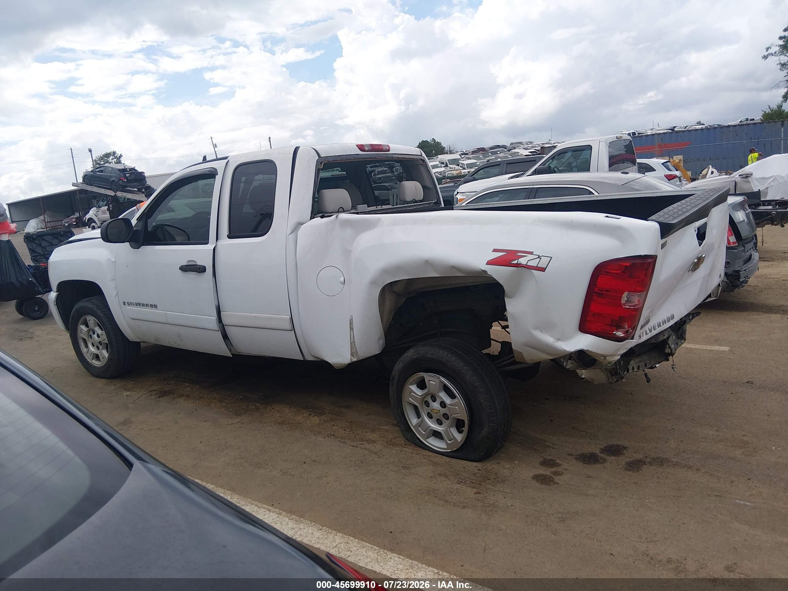 2008 Chevrolet Silverado 1500 Lt2 White vin: 1GCEC19048Z123894