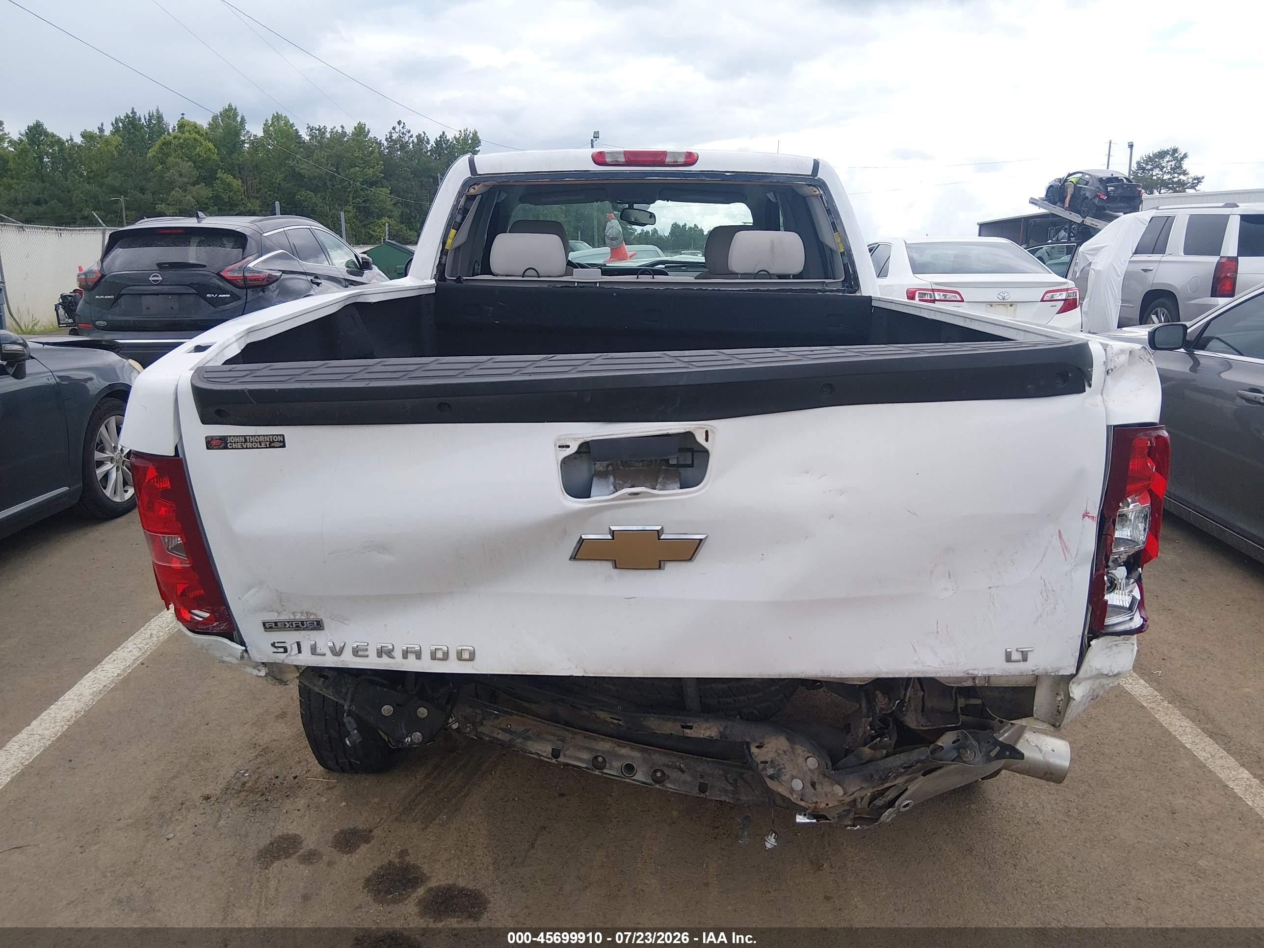2008 Chevrolet Silverado 1500 Lt2 White vin: 1GCEC19048Z123894