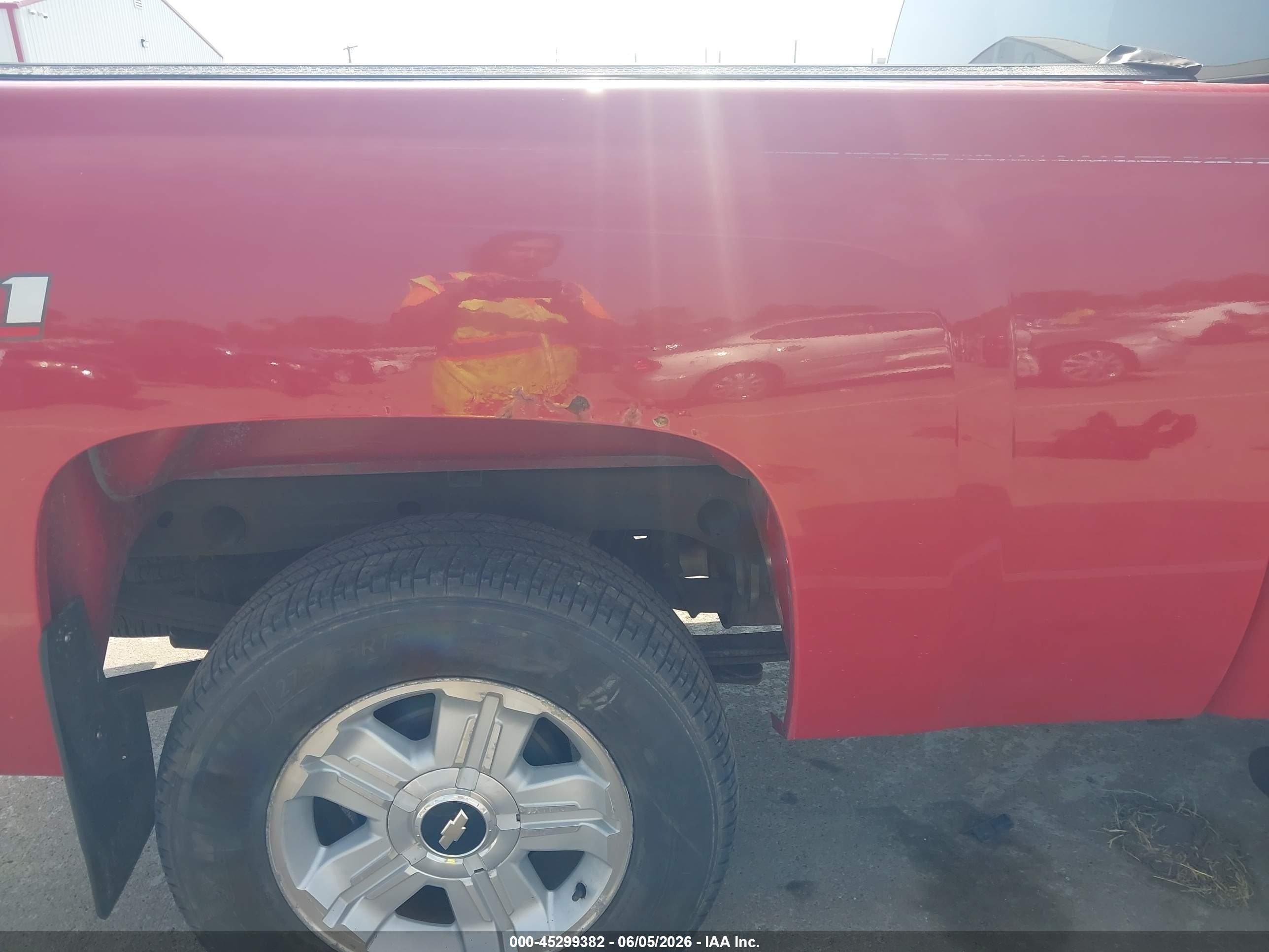 2007 Chevrolet Silverado 1500 Ltz Красный vin: 1GCEC19077Z541607