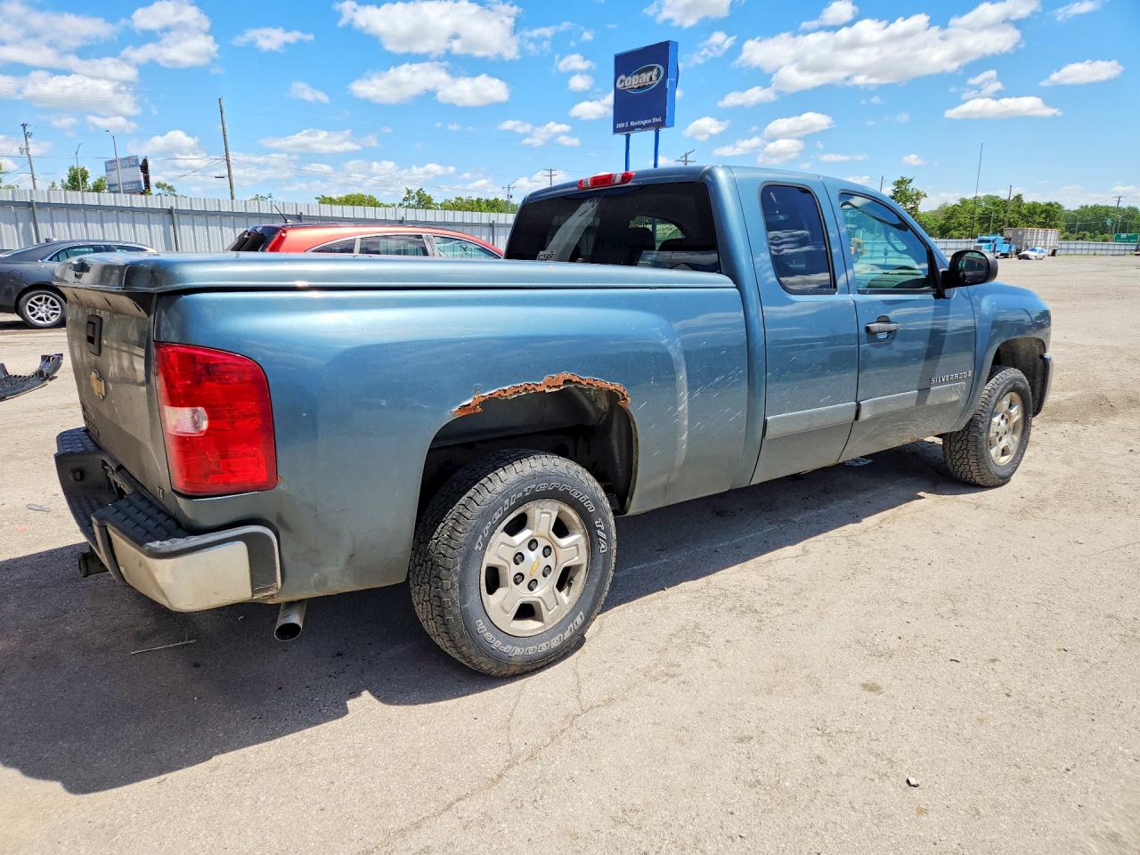 2008 Chevrolet Silverado C1500 Teal vin: 1GCEC19088Z152802