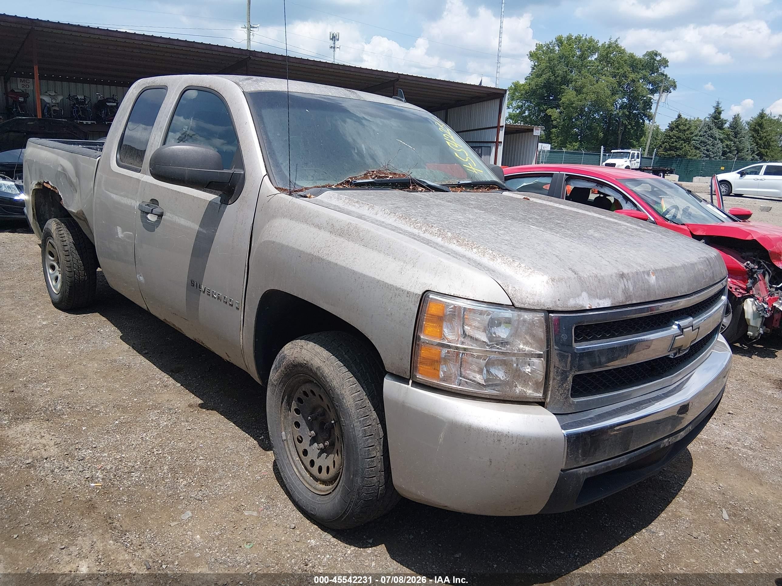 2008 Chevrolet Silverado 1500 Work Truck Champagne vin: 1GCEC19C18Z220755