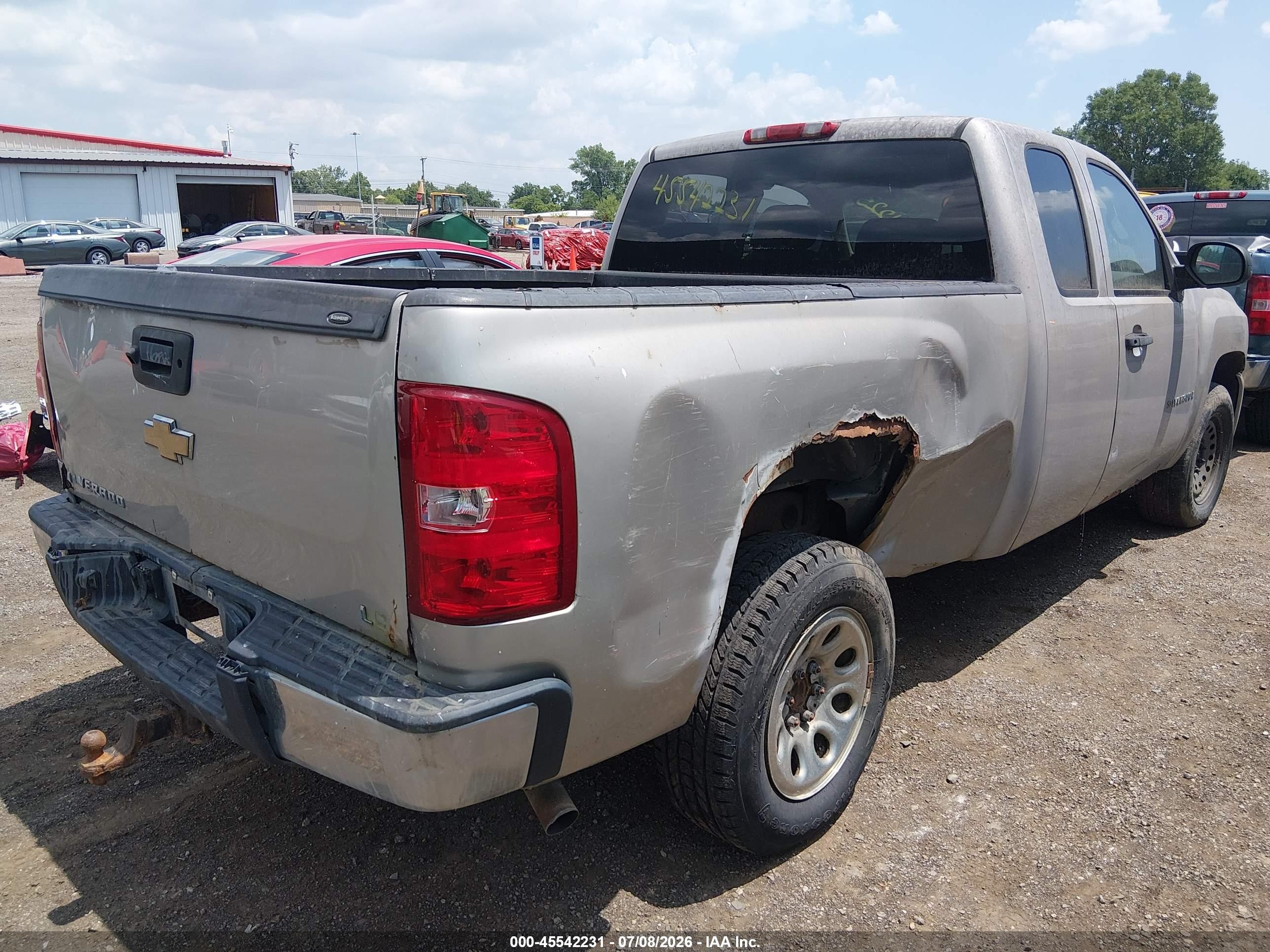 2008 Chevrolet Silverado 1500 Work Truck Champagne vin: 1GCEC19C18Z220755