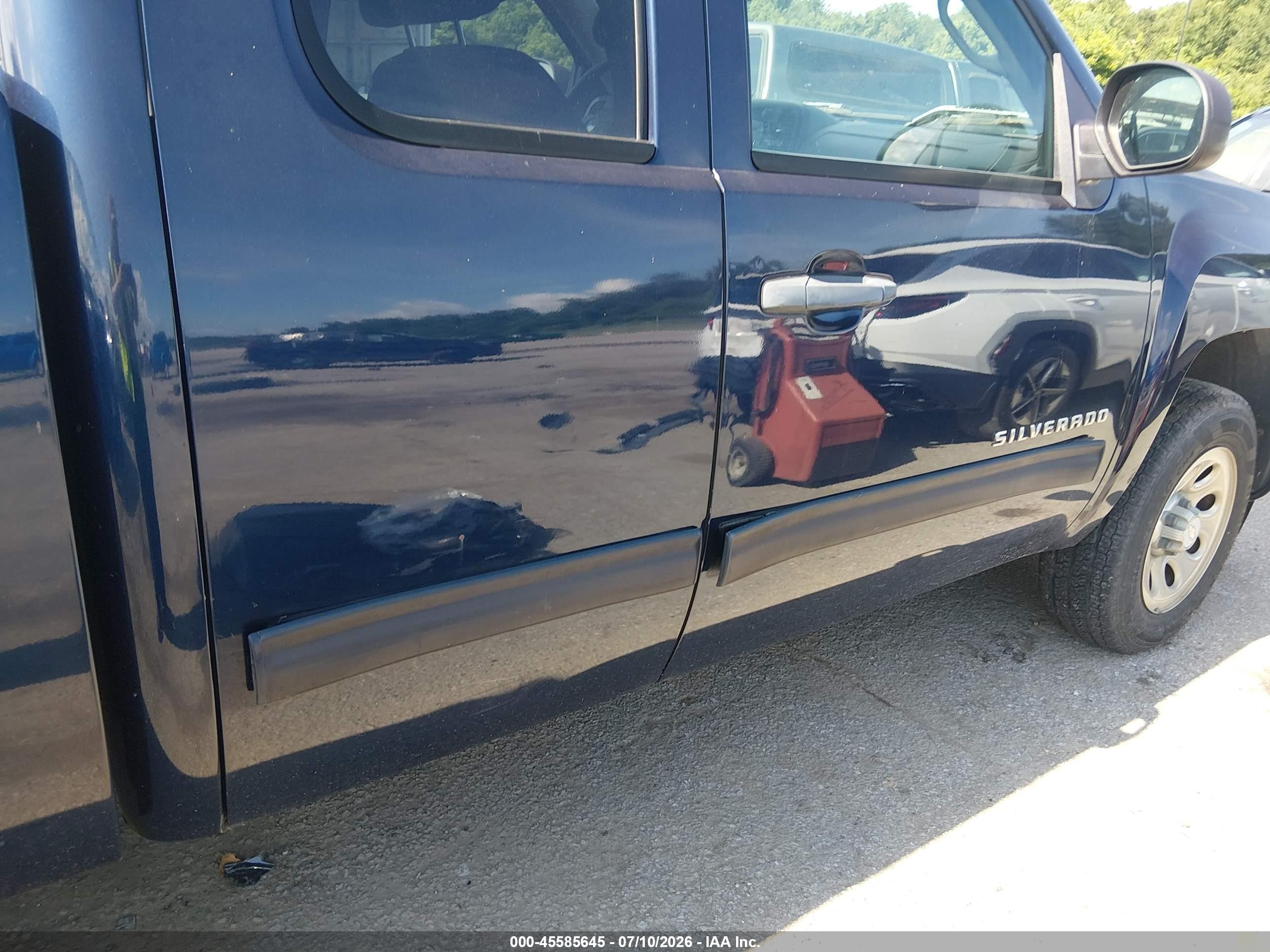 2009 Chevrolet Silverado 1500 Ls Blue vin: 1GCEC19C19Z283727