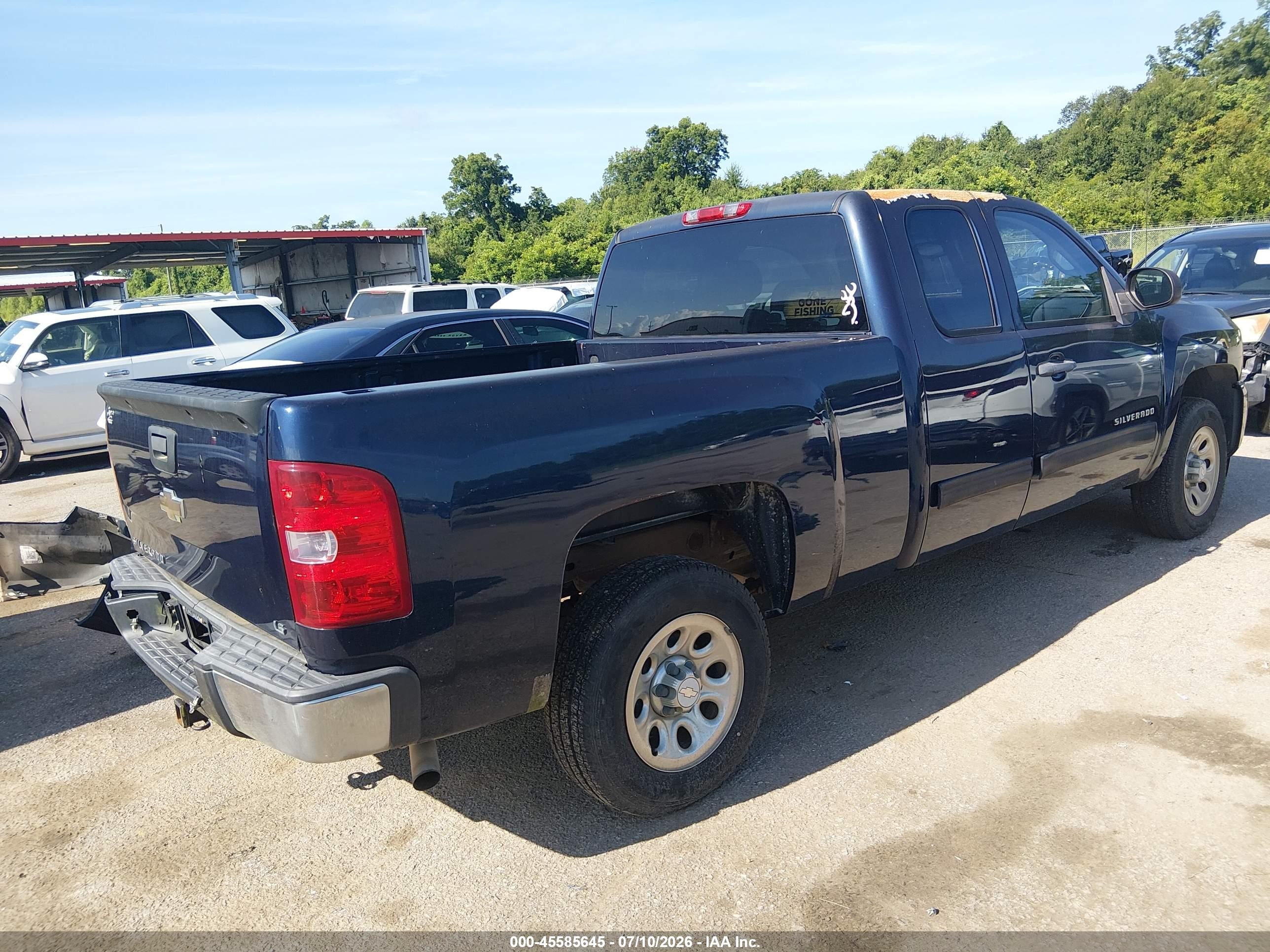 2009 Chevrolet Silverado 1500 Ls Blue vin: 1GCEC19C19Z283727