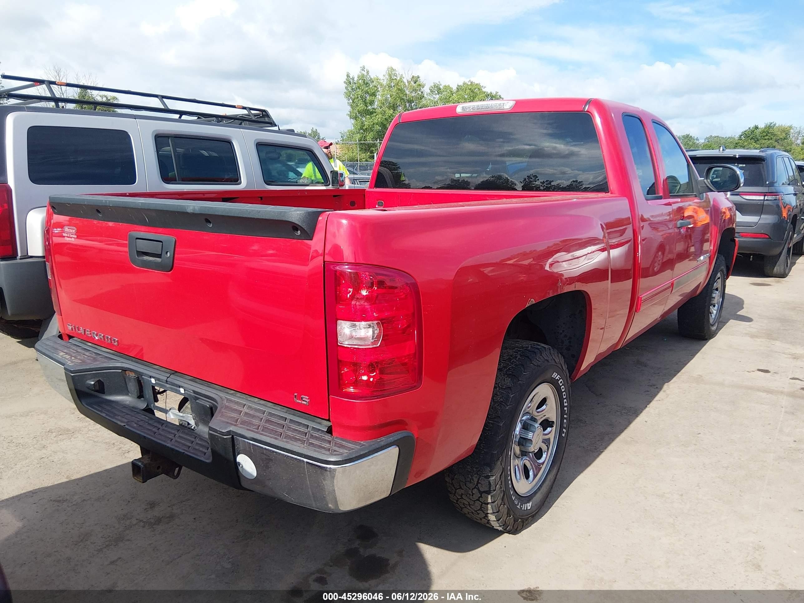 2008 Chevrolet Silverado 1500 Ls Красный vin: 1GCEC19C38Z312143