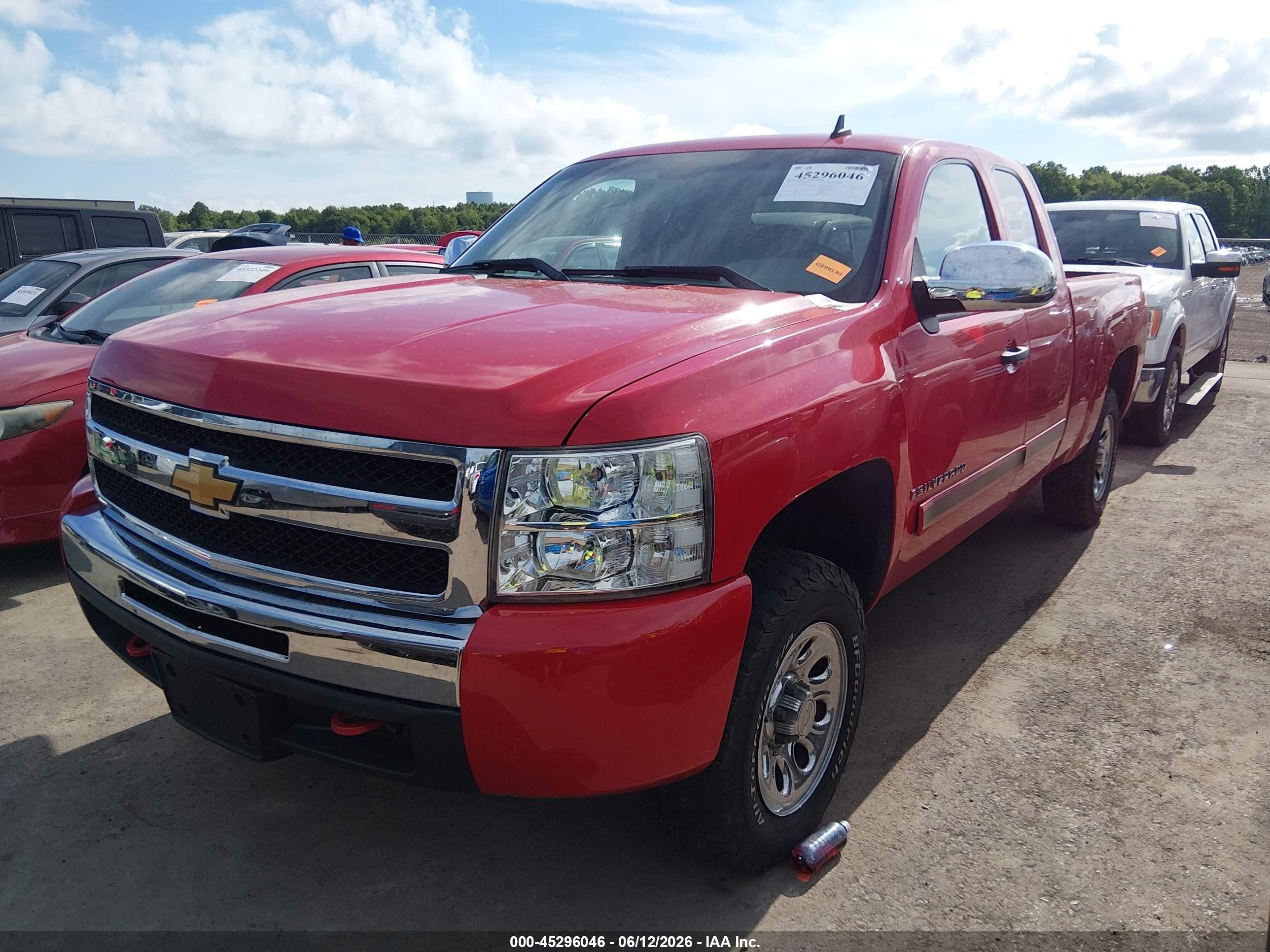 2008 Chevrolet Silverado 1500 Ls Красный vin: 1GCEC19C38Z312143