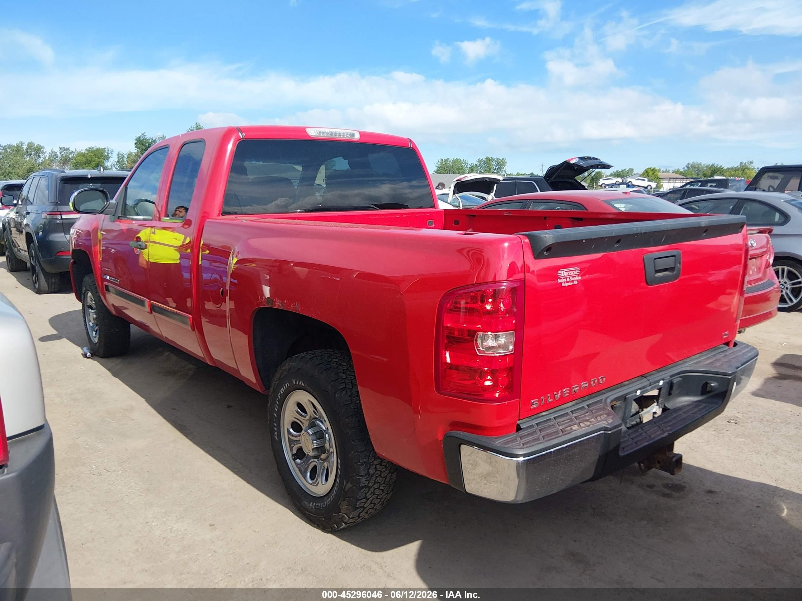 2008 Chevrolet Silverado 1500 Ls Красный vin: 1GCEC19C38Z312143