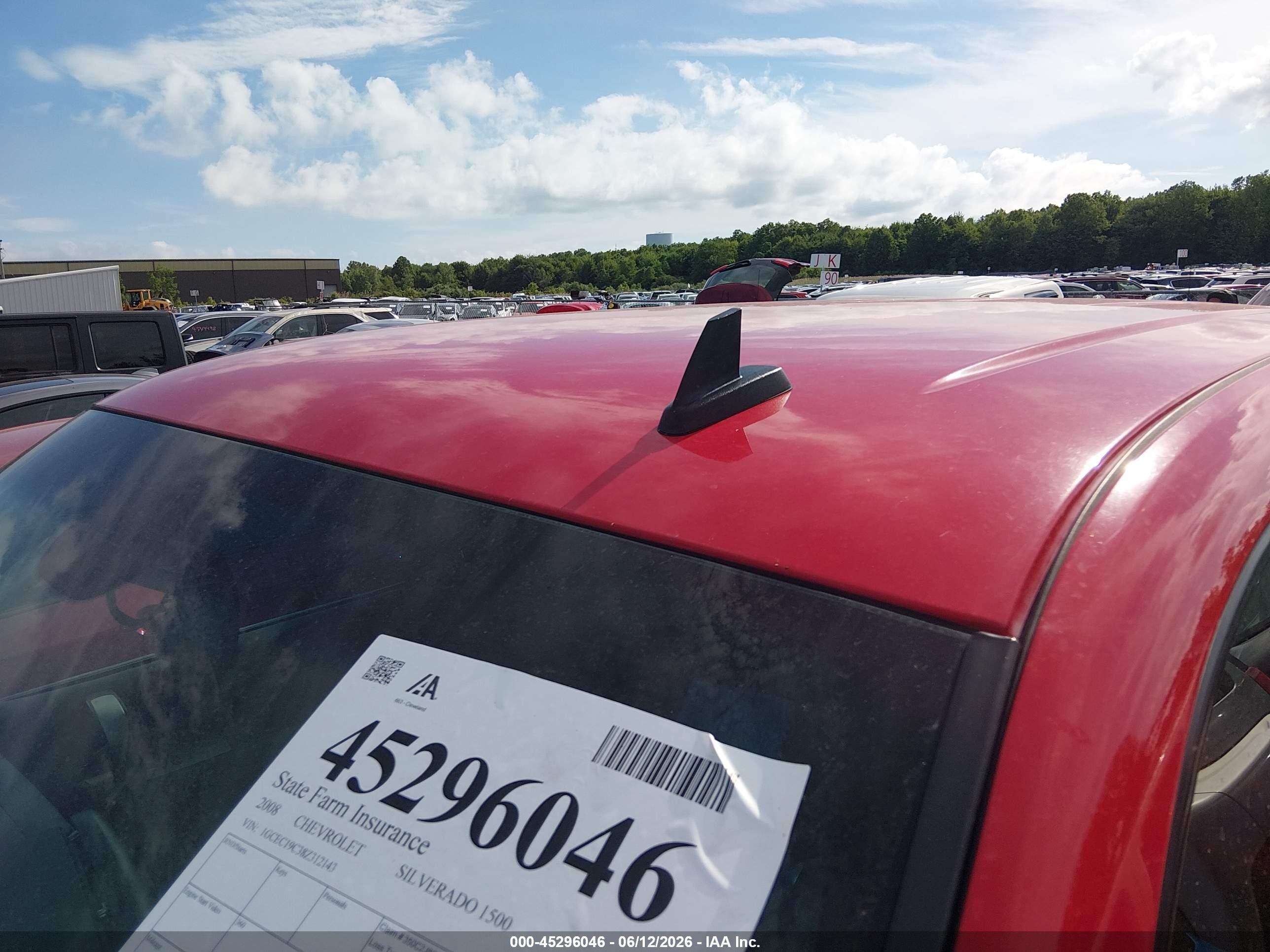 2008 Chevrolet Silverado 1500 Ls Красный vin: 1GCEC19C38Z312143