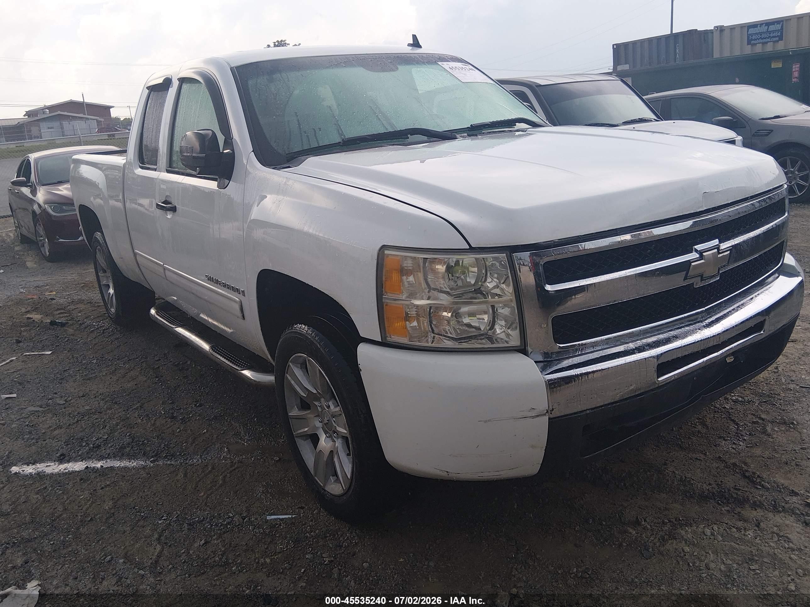 2009 Chevrolet Silverado 1500 Ls White vin: 1GCEC19C39Z183287