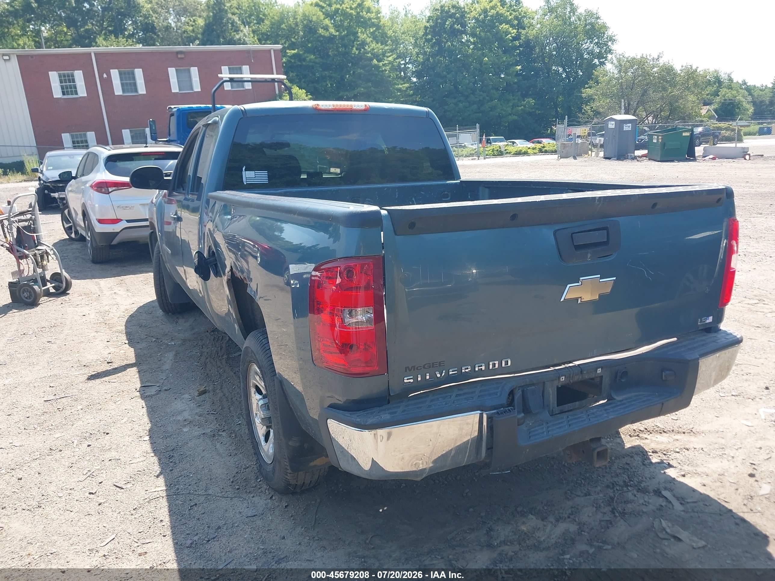 2009 Chevrolet Silverado 1500 Ls Blue vin: 1GCEC19C39Z269800