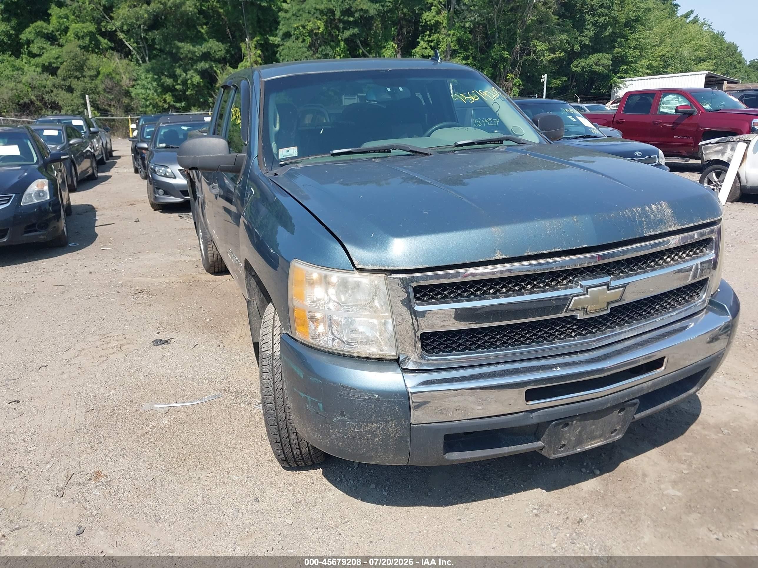 2009 Chevrolet Silverado 1500 Ls Синий vin: 1GCEC19C39Z269800