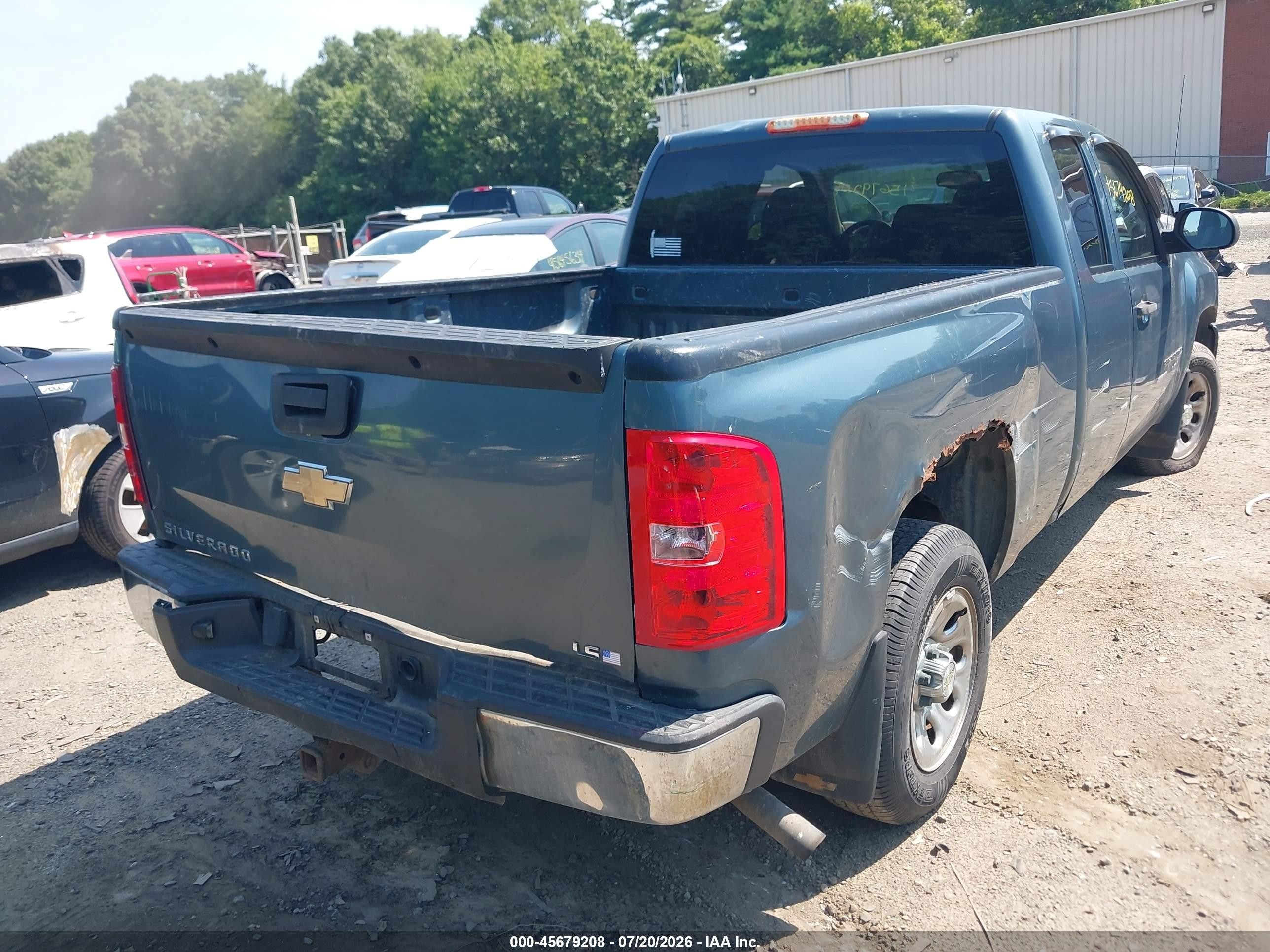 2009 Chevrolet Silverado 1500 Ls Blue vin: 1GCEC19C39Z269800