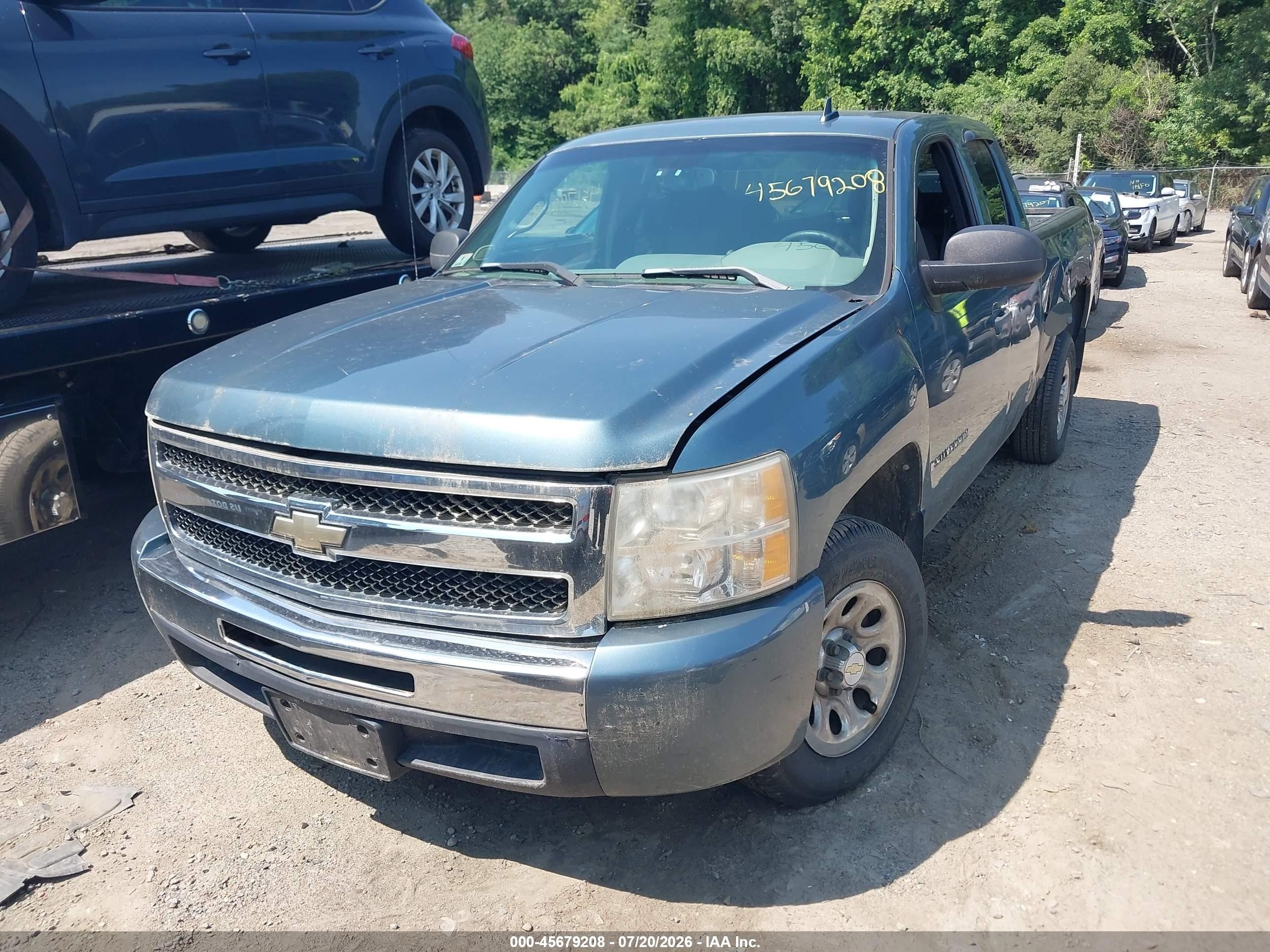 2009 Chevrolet Silverado 1500 Ls Blue vin: 1GCEC19C39Z269800