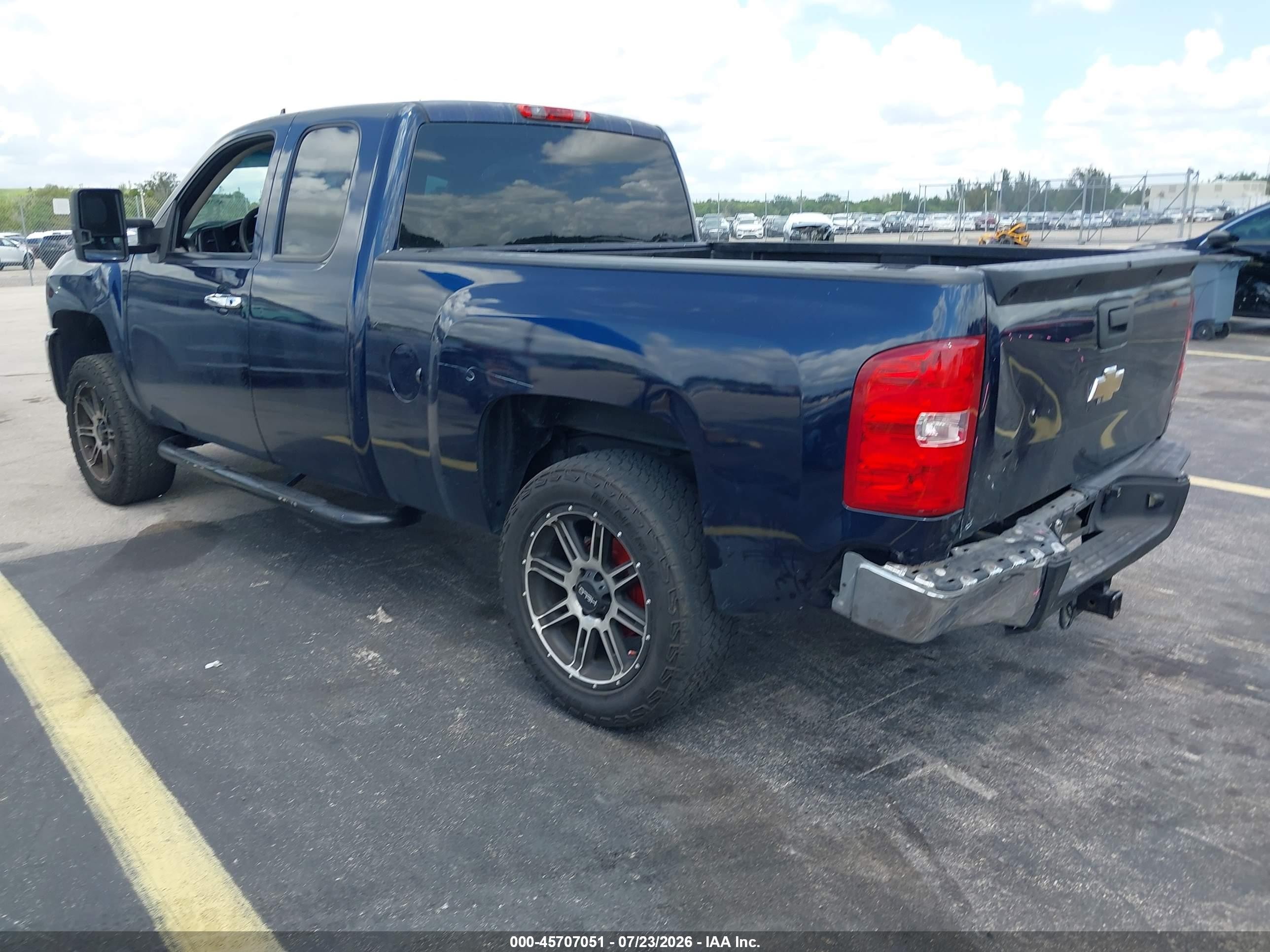2007 Chevrolet Silverado 1500 Work Truck Blue vin: 1GCEC19C47Z506582