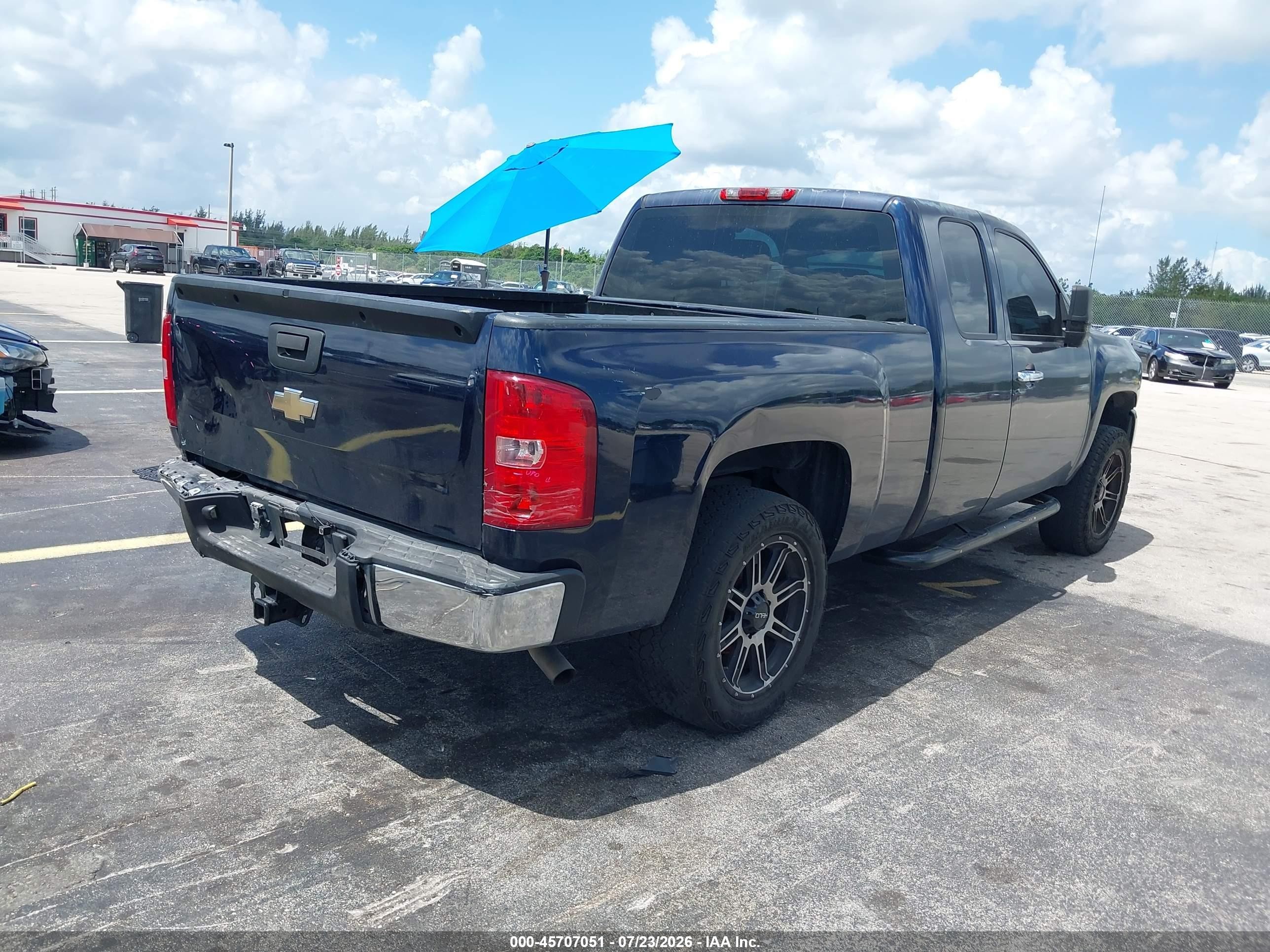 2007 Chevrolet Silverado 1500 Work Truck Blue vin: 1GCEC19C47Z506582
