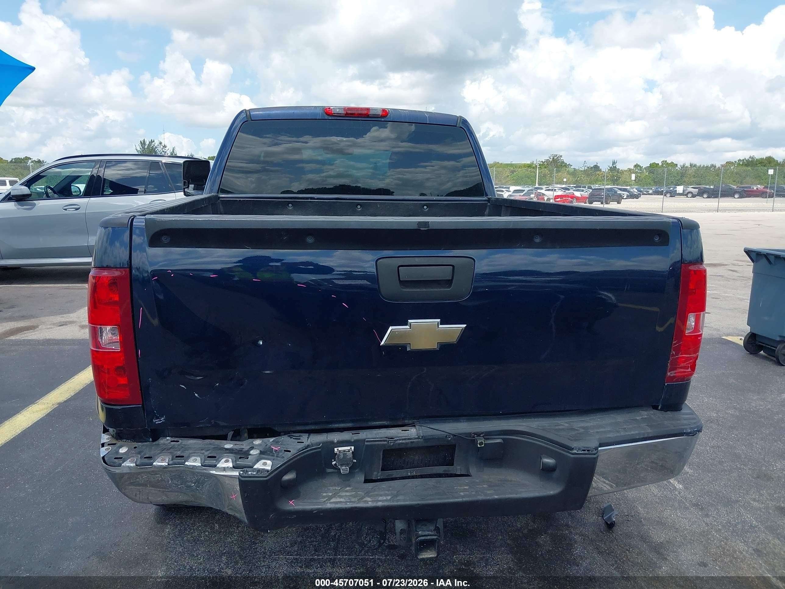 2007 Chevrolet Silverado 1500 Work Truck Blue vin: 1GCEC19C47Z506582