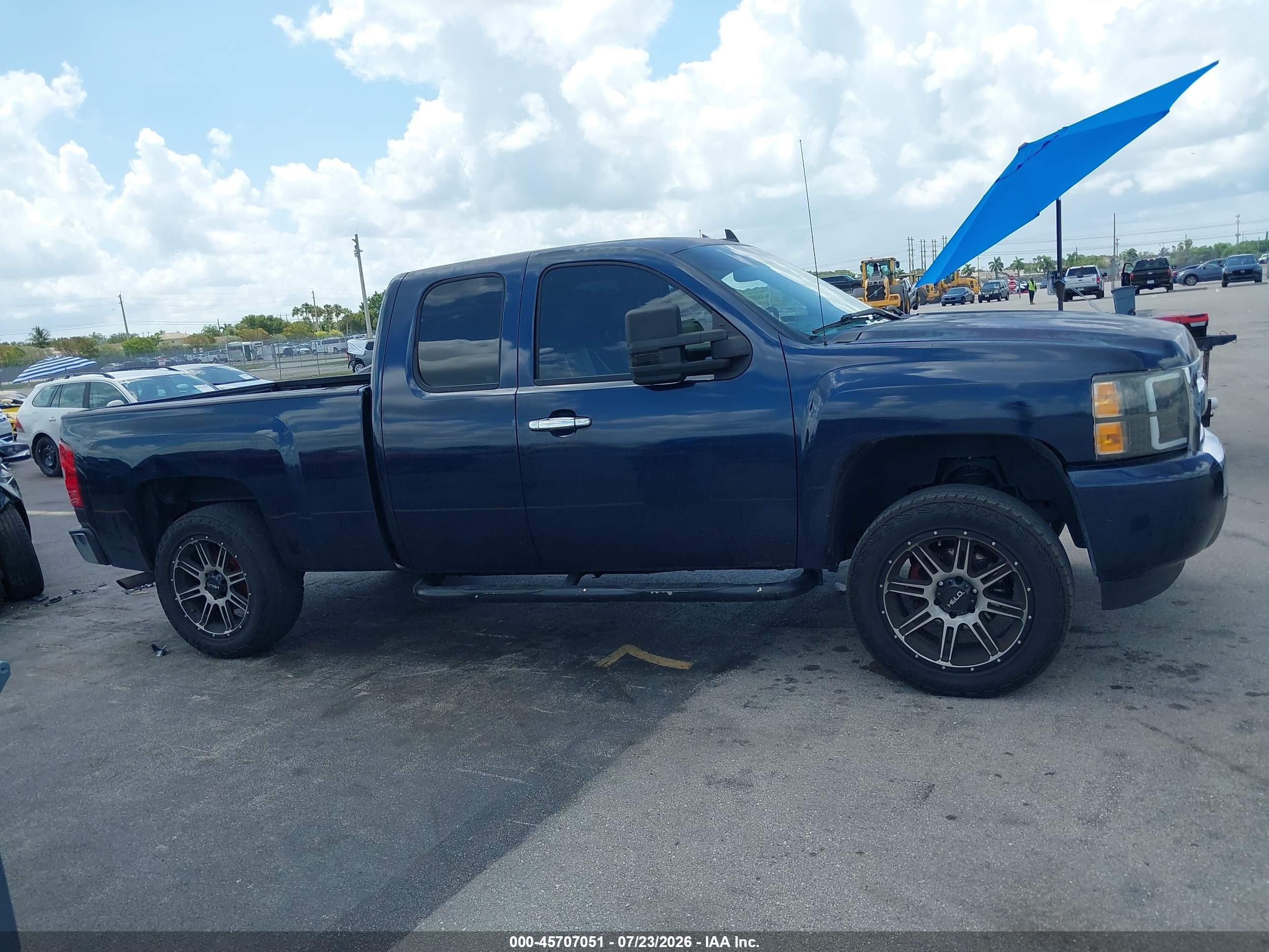 2007 Chevrolet Silverado 1500 Work Truck Blue vin: 1GCEC19C47Z506582