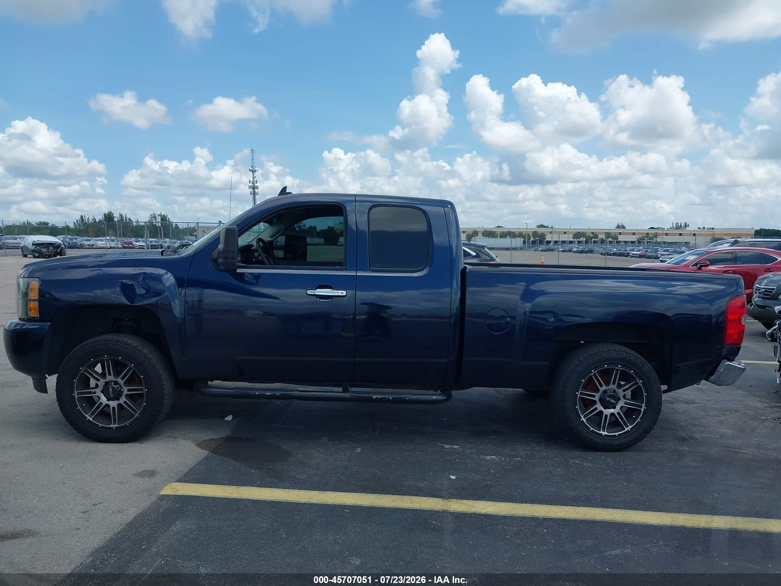 2007 Chevrolet Silverado 1500 Work Truck Blue vin: 1GCEC19C47Z506582