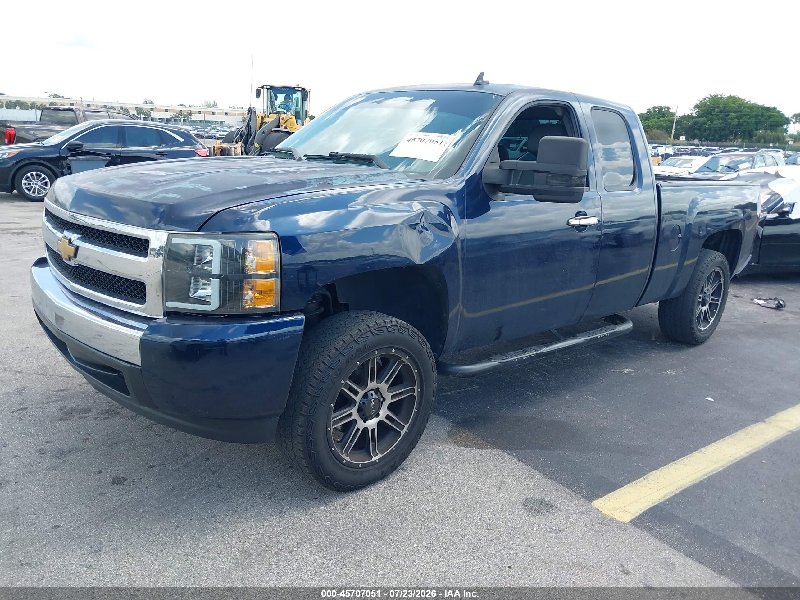2007 Chevrolet Silverado 1500 Work Truck Blue vin: 1GCEC19C47Z506582