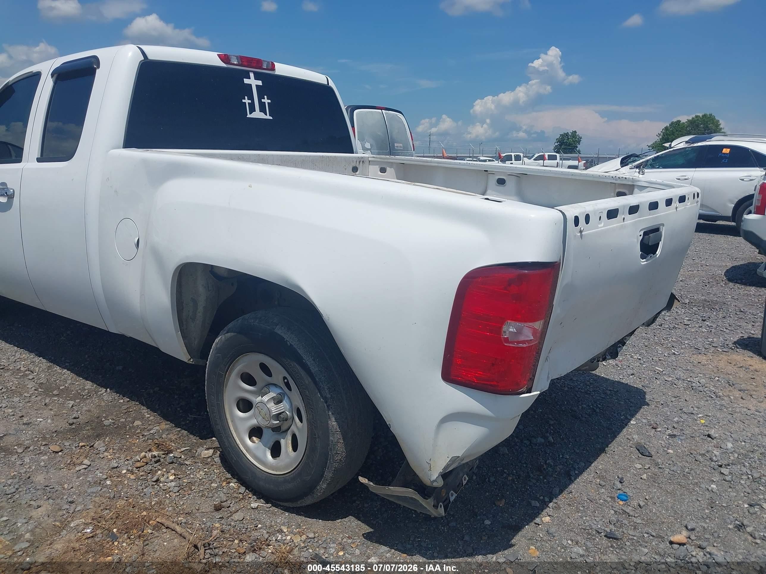 2009 Chevrolet Silverado 1500 Work Truck White vin: 1GCEC19C49Z261642