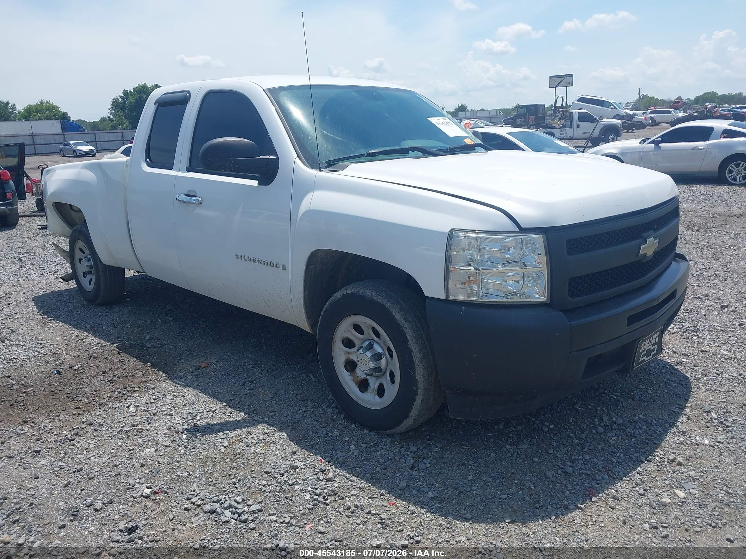 2009 Chevrolet Silverado 1500 Work Truck Белый vin: 1GCEC19C49Z261642