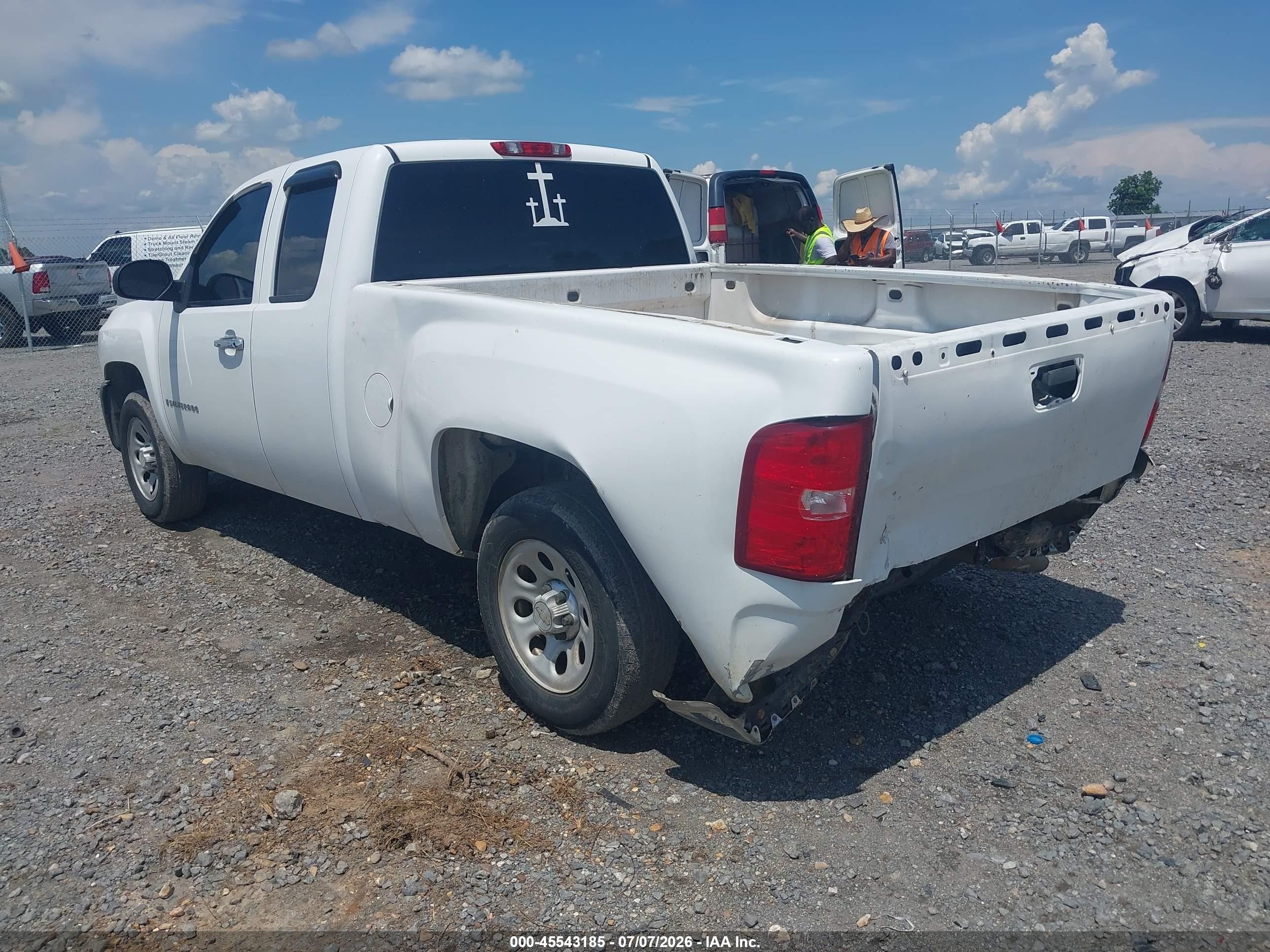 2009 Chevrolet Silverado 1500 Work Truck White vin: 1GCEC19C49Z261642