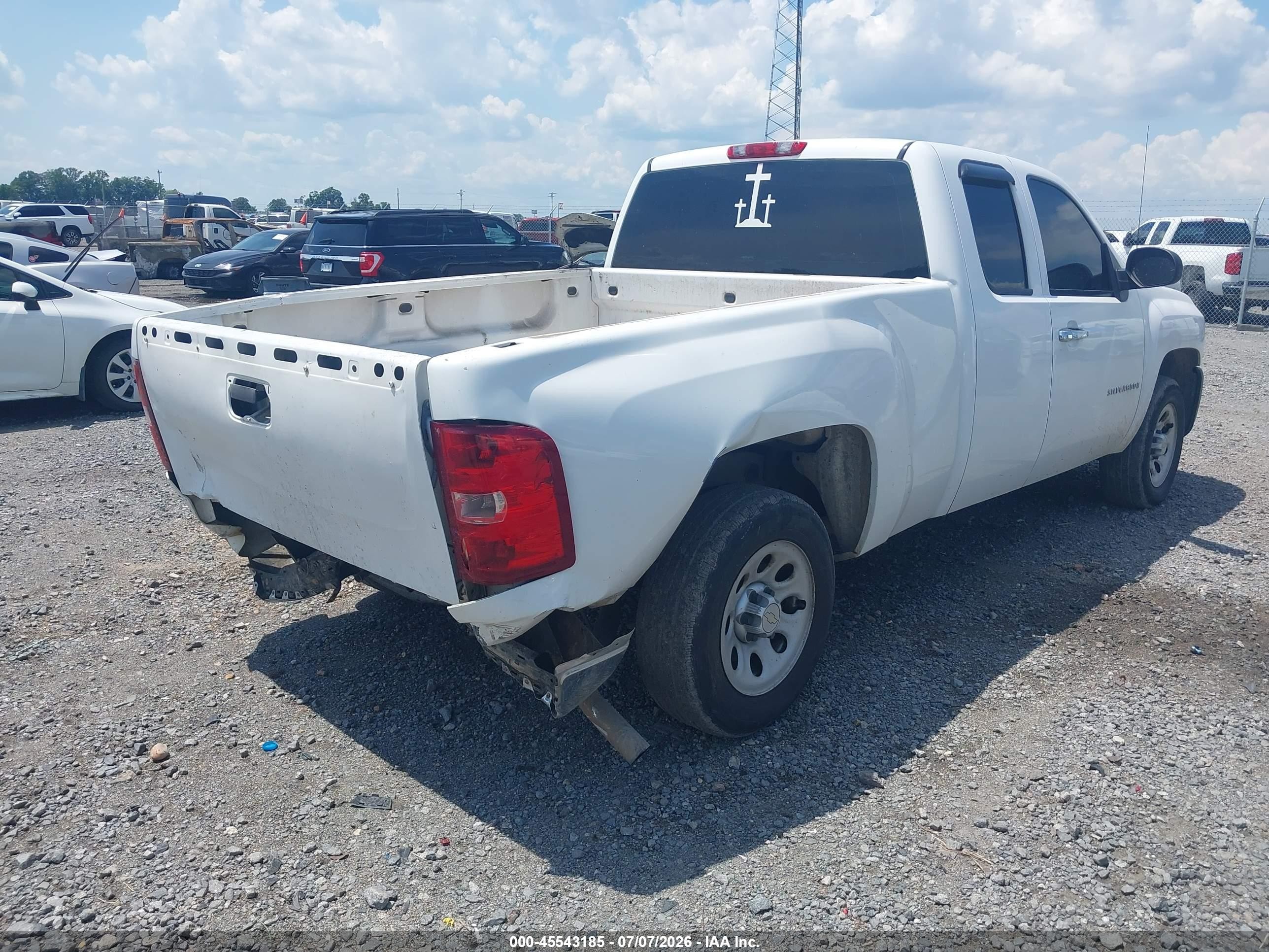 2009 Chevrolet Silverado 1500 Work Truck White vin: 1GCEC19C49Z261642