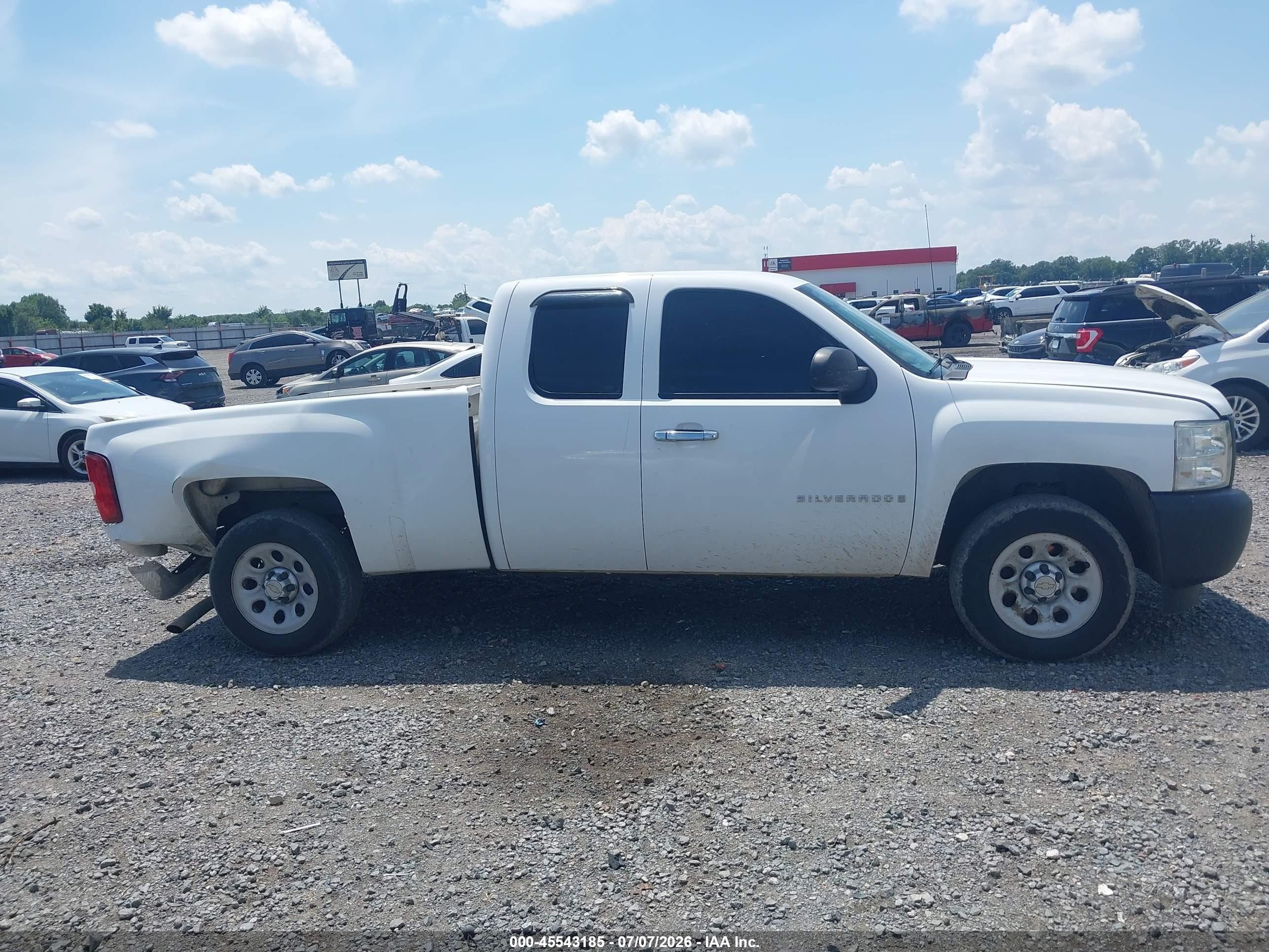 2009 Chevrolet Silverado 1500 Work Truck White vin: 1GCEC19C49Z261642