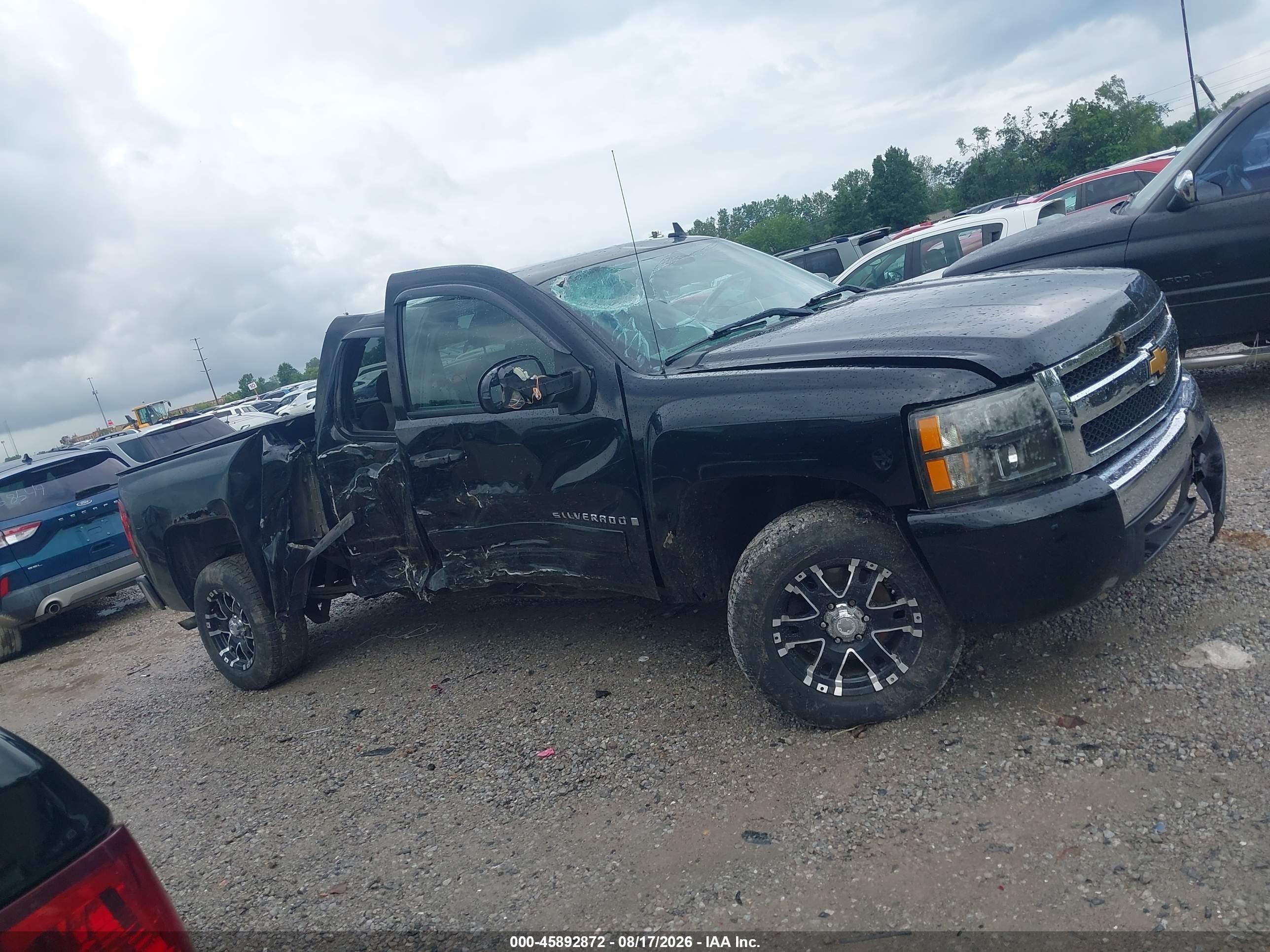2008 Chevrolet Silverado 1500 Ls Черный vin: 1GCEC19C58Z332572