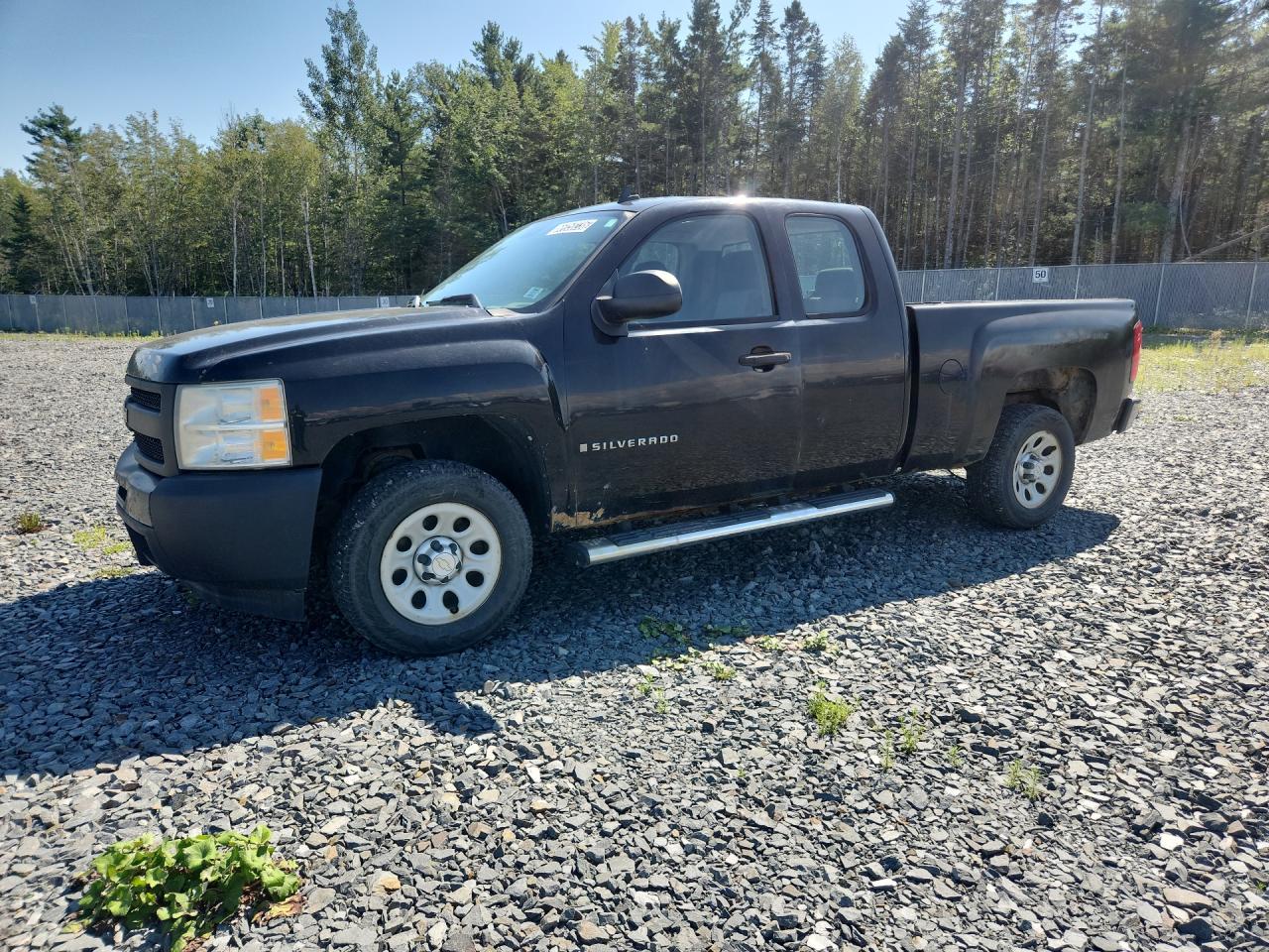 2009 Chevrolet Silverado C1500 Black vin: 1GCEC19C69Z244826 Damage: Left Front Fender, Corrosion, 3 To 4 Inches