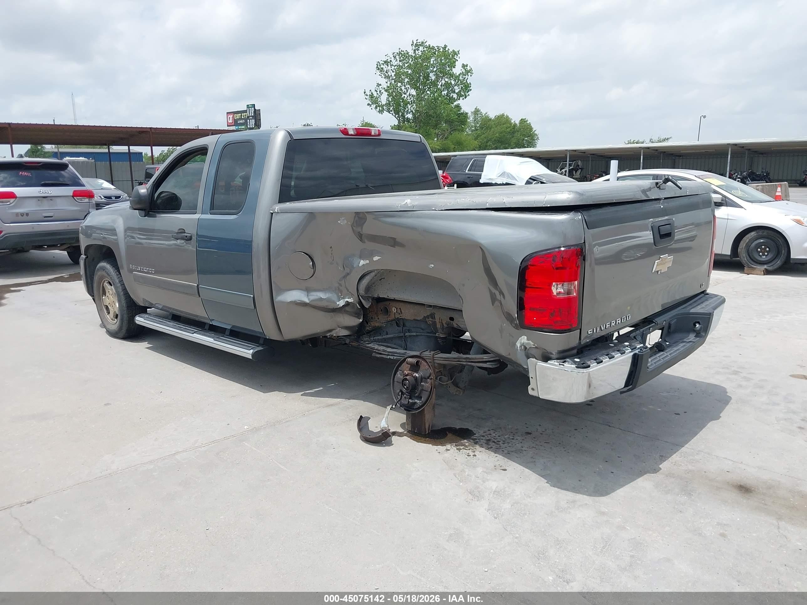 2007 Chevrolet Silverado 1500 Lt1 Gray vin: 1GCEC19C77Z516538