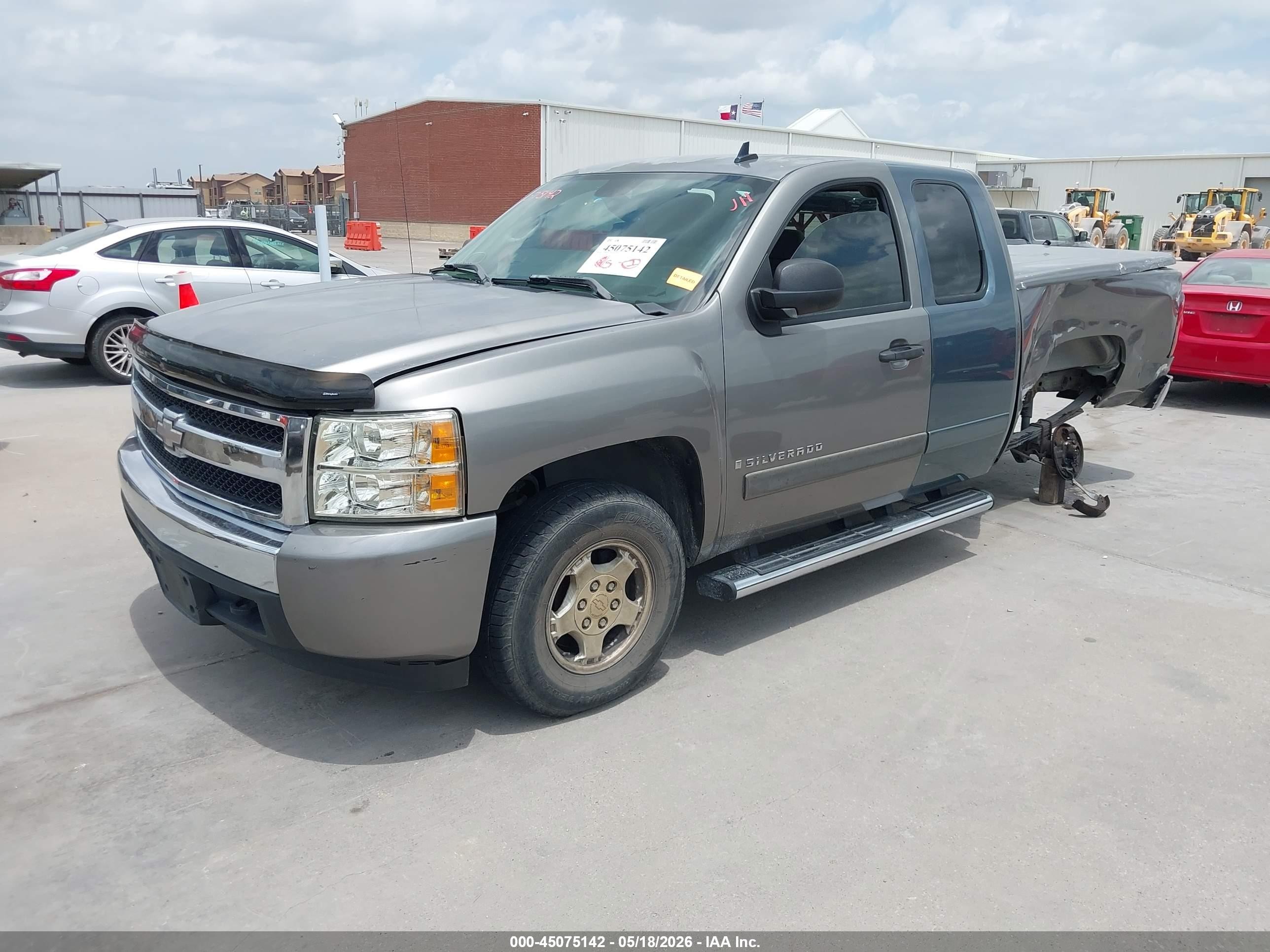 2007 Chevrolet Silverado 1500 Lt1 Gray vin: 1GCEC19C77Z516538