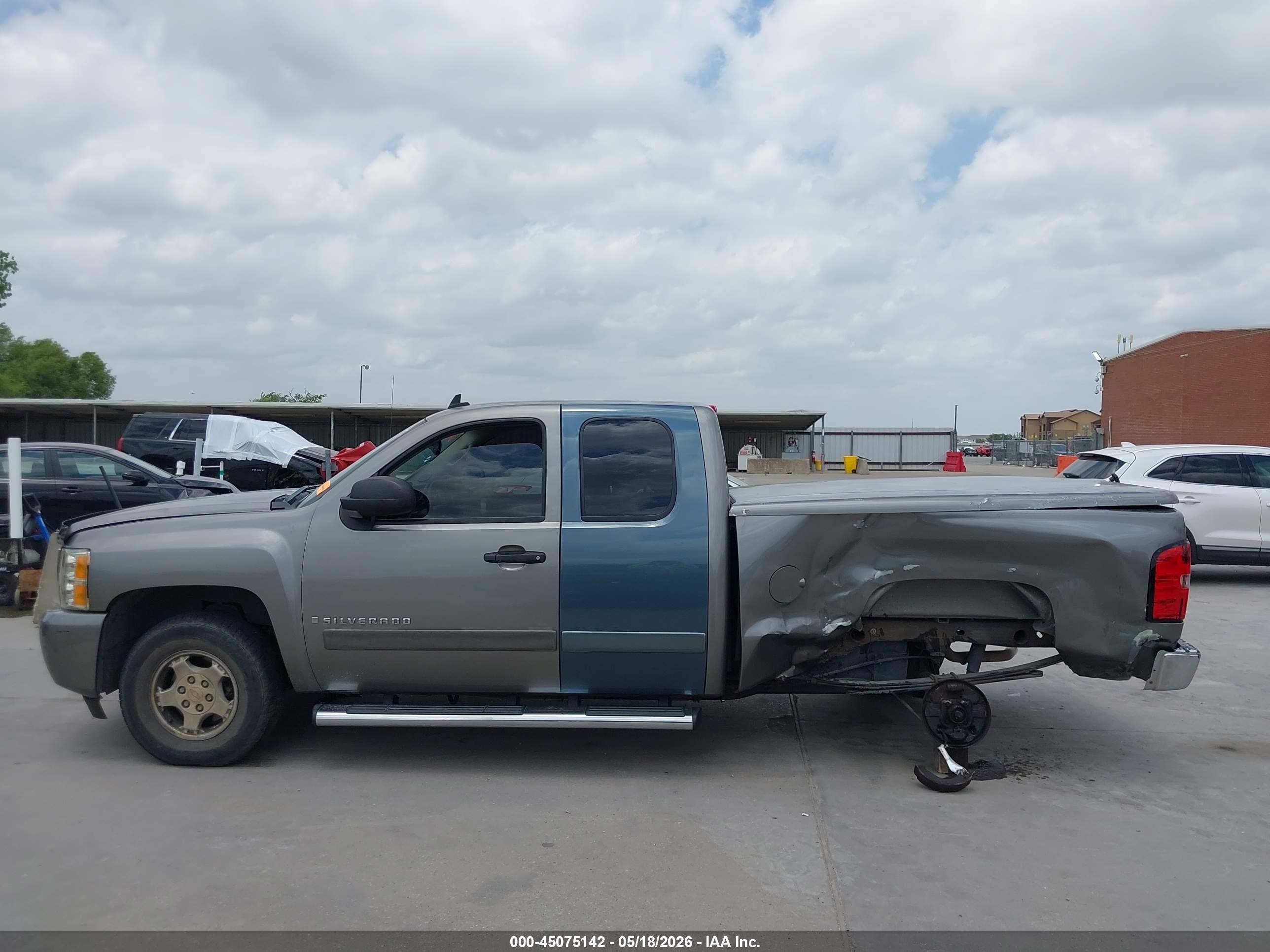 2007 Chevrolet Silverado 1500 Lt1 Gray vin: 1GCEC19C77Z516538