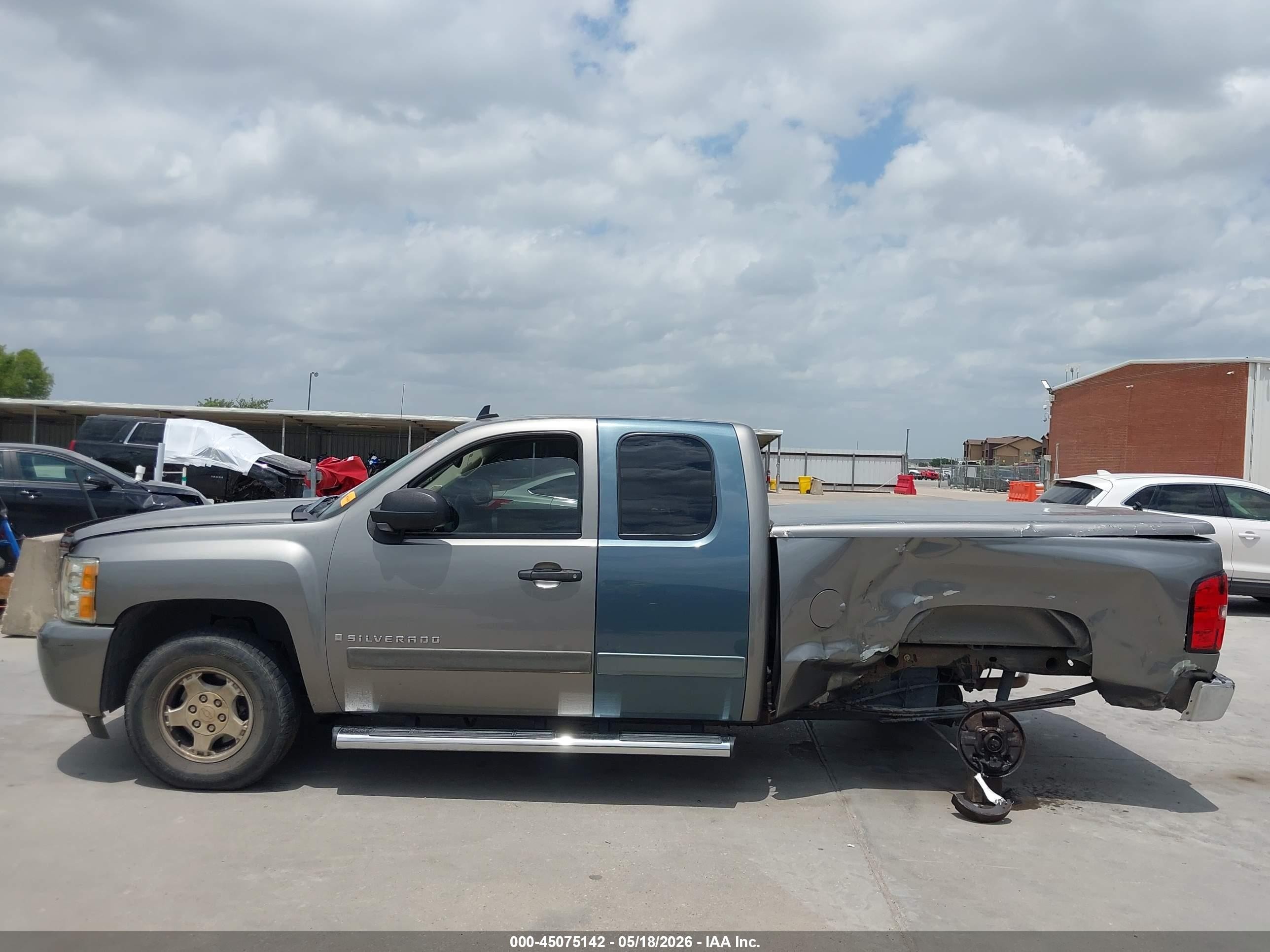 2007 Chevrolet Silverado 1500 Lt1 Gray vin: 1GCEC19C77Z516538
