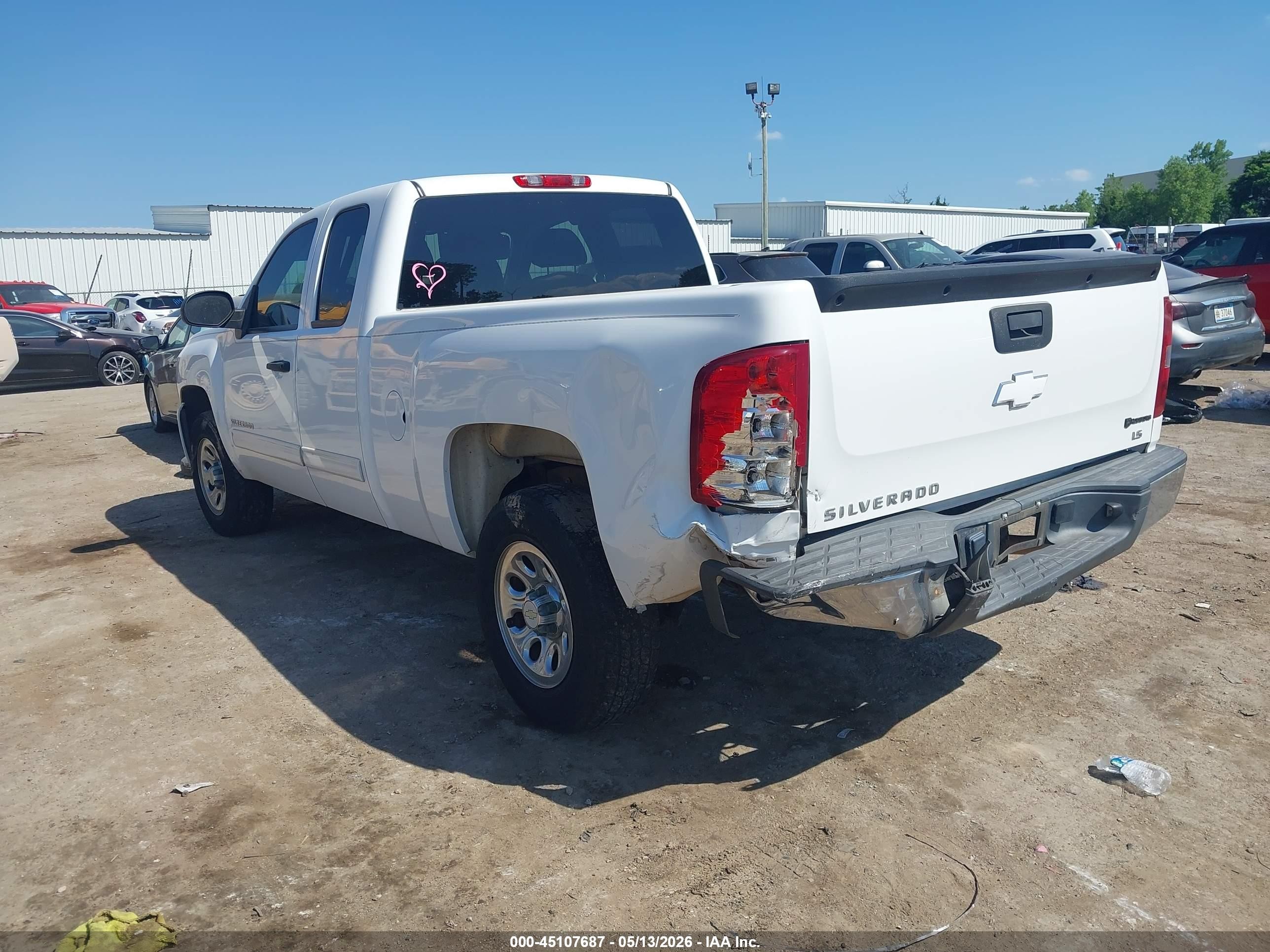 2009 Chevrolet Silverado 1500 Ls Белый vin: 1GCEC19C89Z288603
