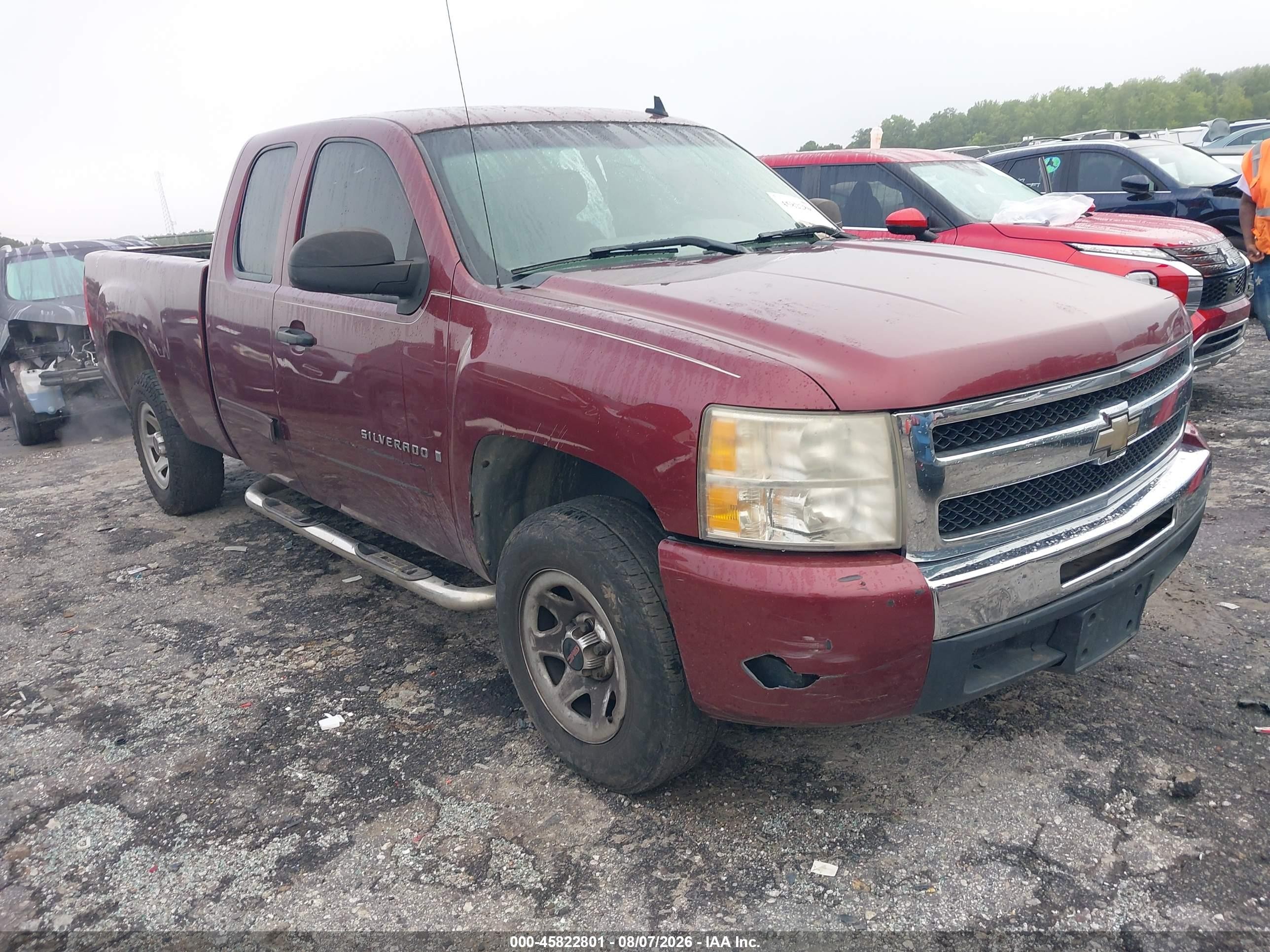 2009 Chevrolet Silverado 1500 Ls Maroon vin: 1GCEC19CX9Z222649