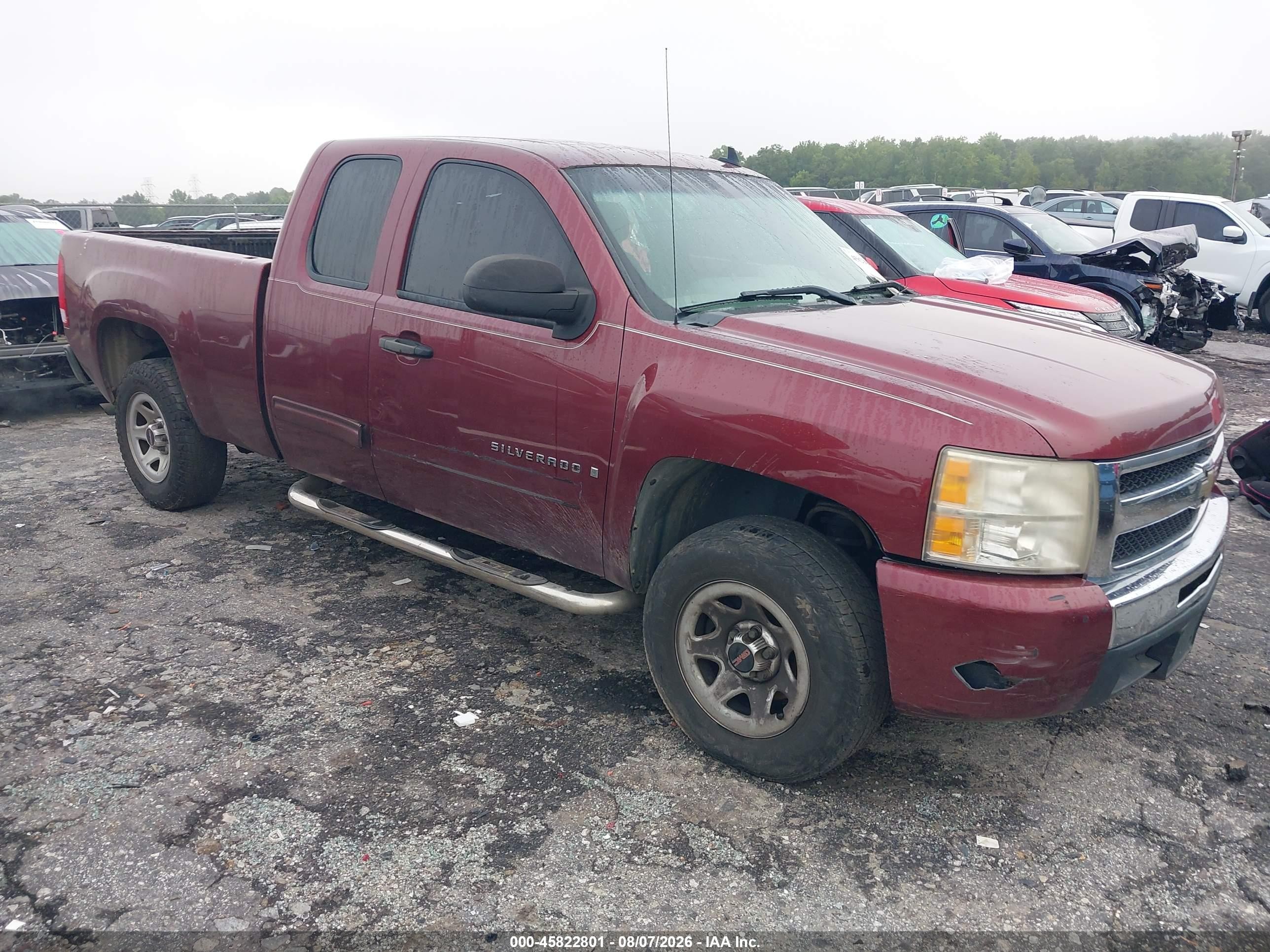 2009 Chevrolet Silverado 1500 Ls Maroon vin: 1GCEC19CX9Z222649